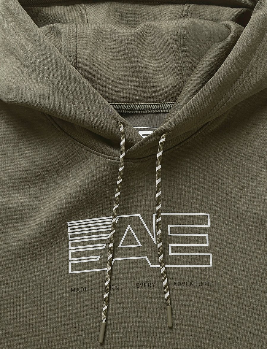 American Eagle - 2202 MANCHEGO ACTIVE POPOVER HOODIE - hoodies - medium brown - 2