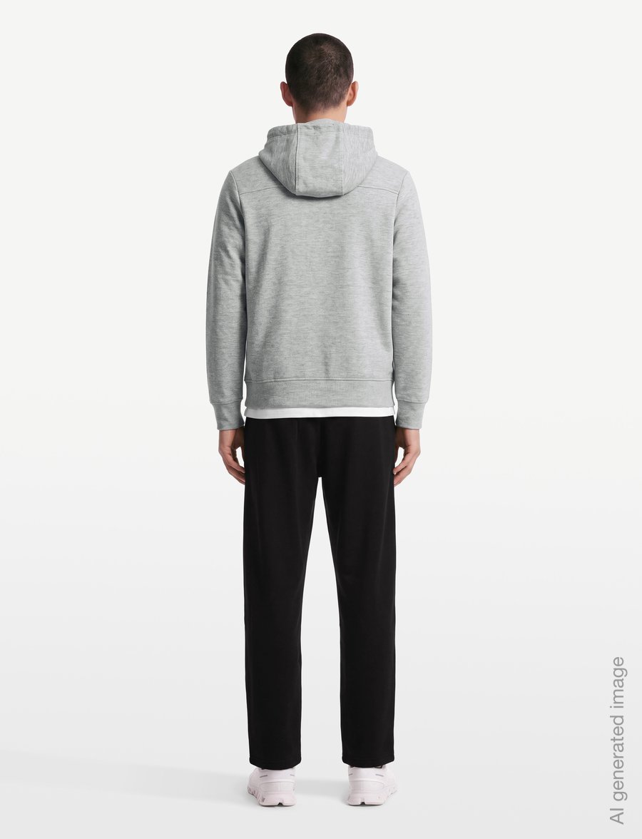 American Eagle - 2203 MANCHEGO ACTIVE HTHR POPOVER HOODIE - hættetrøjer - gray heather - 4