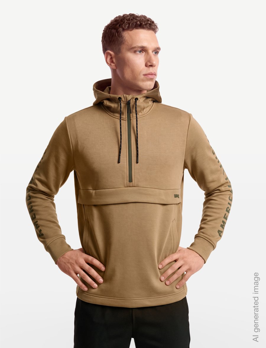American Eagle - 2284 MANCHEGO ACTIVE ANORAK - jackor - light brown - 3