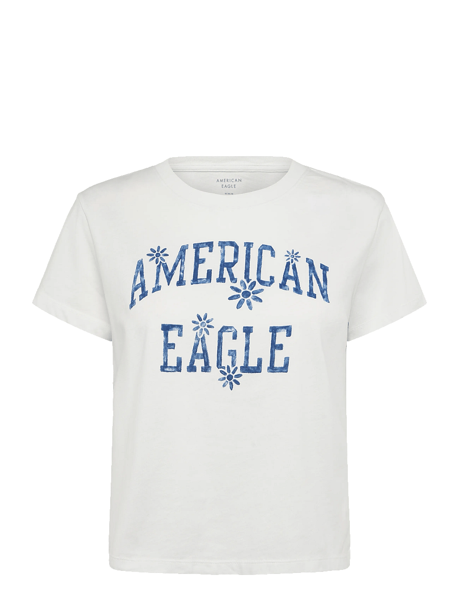 American Eagle - 9285 MFO TOMBOY TEE - t-shirts - white - 0