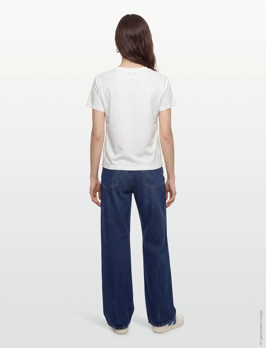 American Eagle - 9285 MFO TOMBOY TEE - t-shirts - white - 4