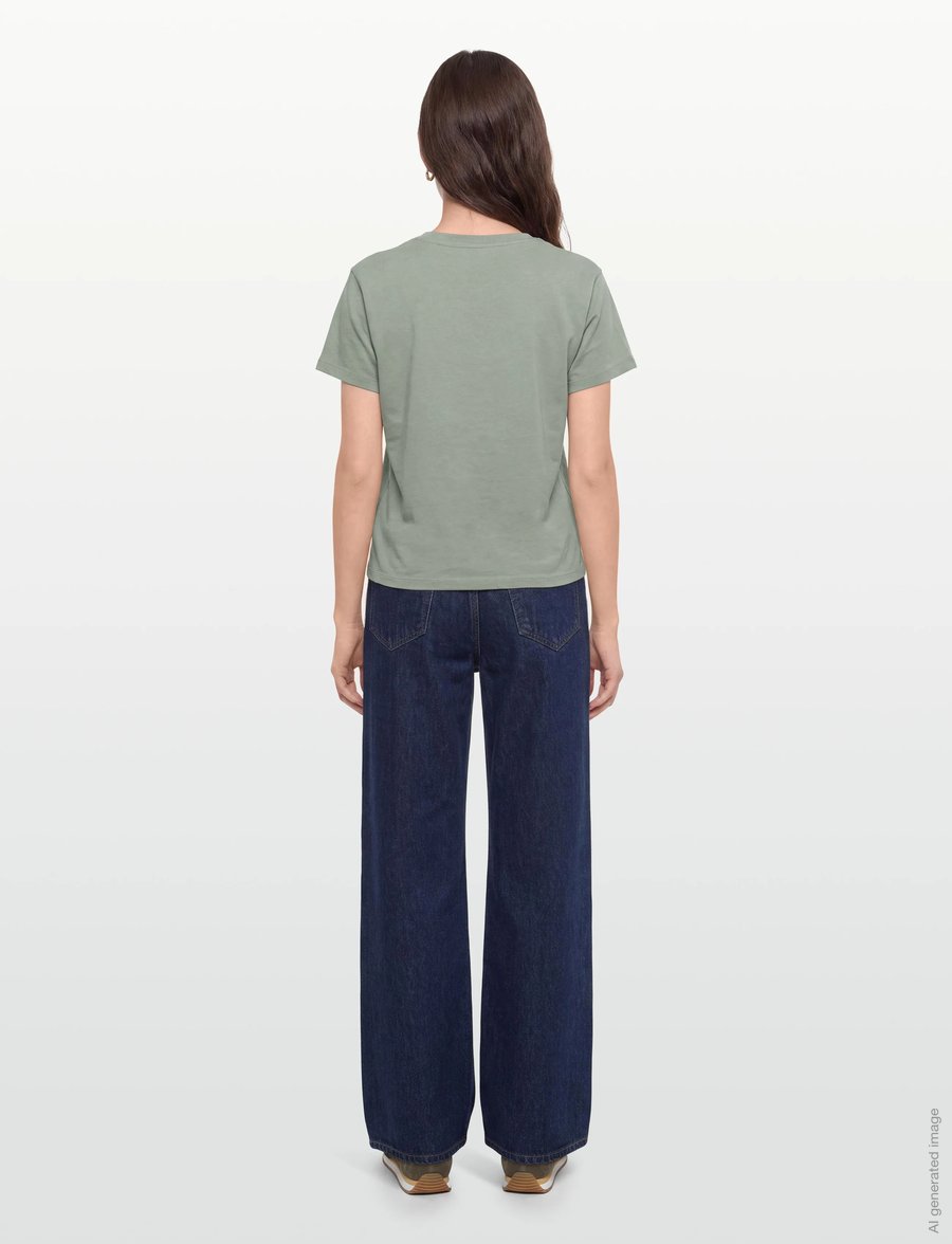 American Eagle - 9285 MFO TOMBOY TEE - t-shirts - olive - 4
