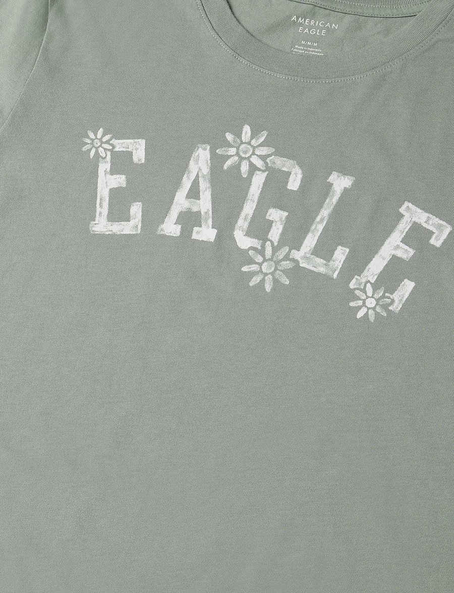 American Eagle - 9285 MFO TOMBOY TEE - t-shirts - olive - 2