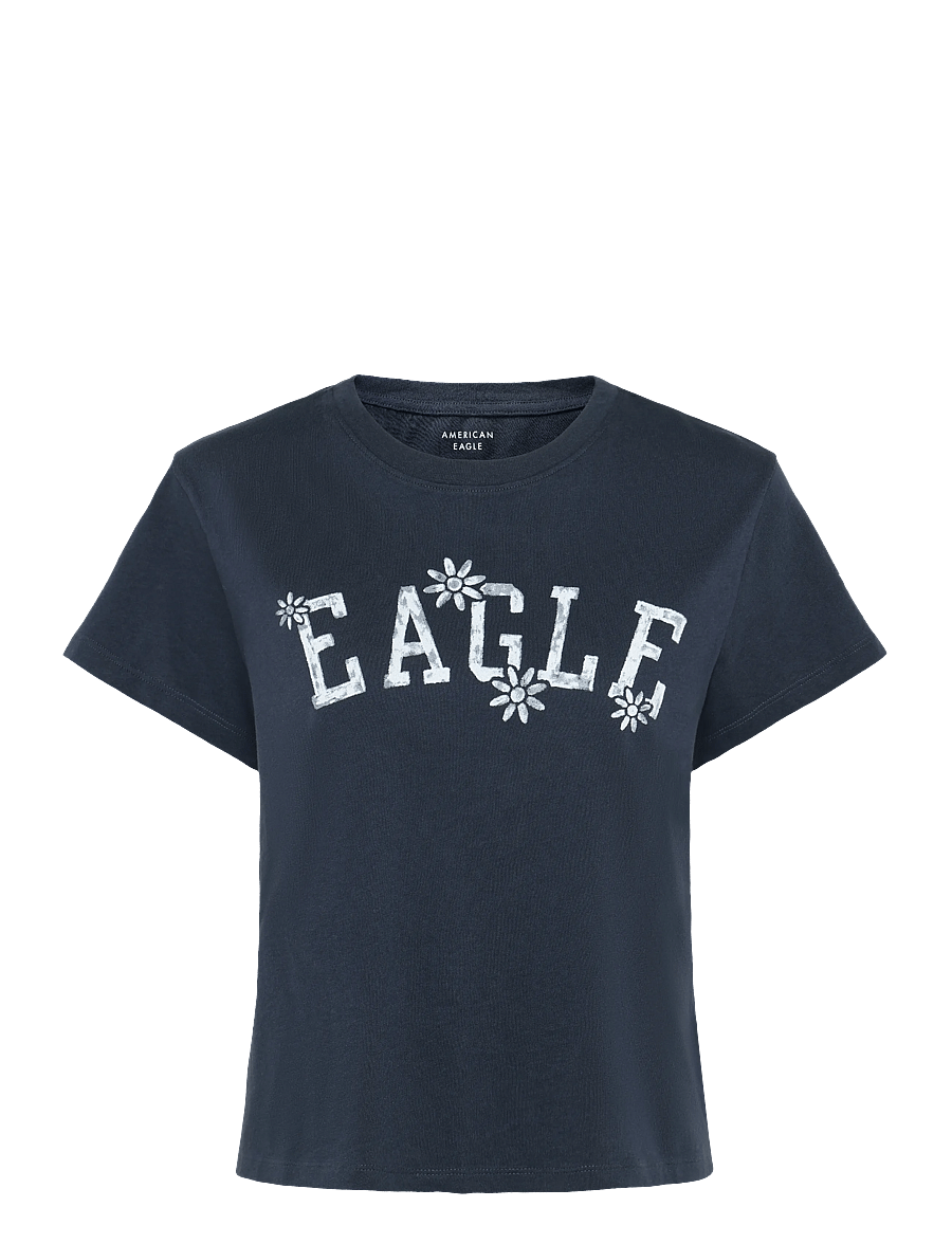 American Eagle - 9285 MFO TOMBOY TEE - t-särgid - blue - 0