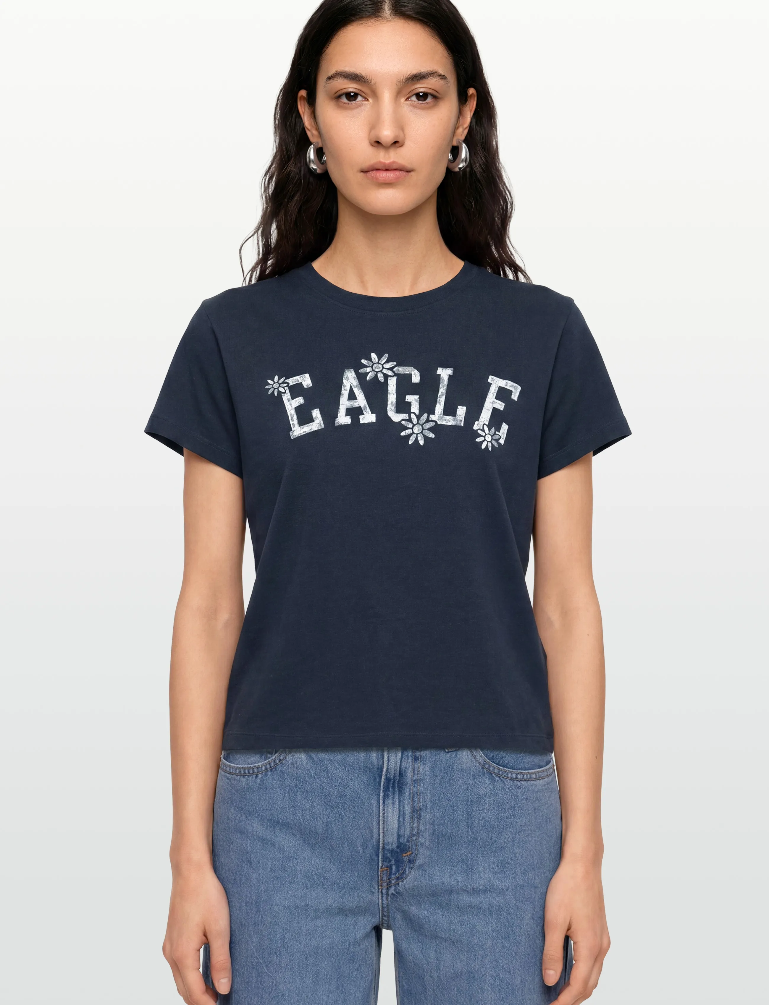 American Eagle - 9285 MFO TOMBOY TEE - t-shirts - blue - 3