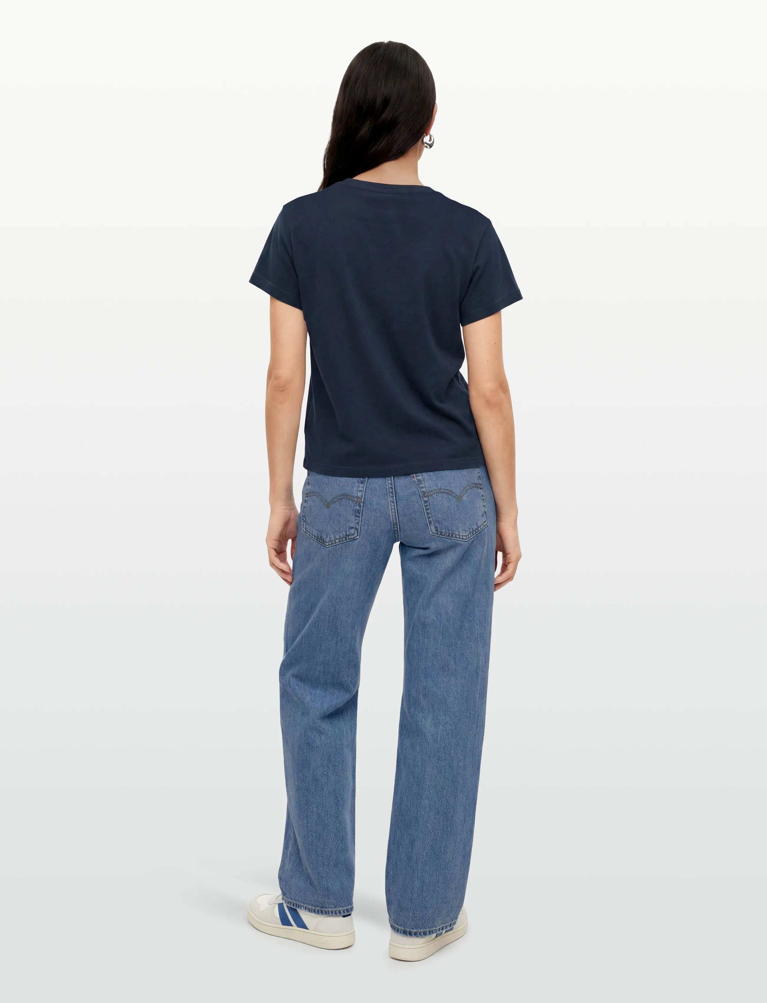 American Eagle - 9285 MFO TOMBOY TEE - t-shirts - blue - 4