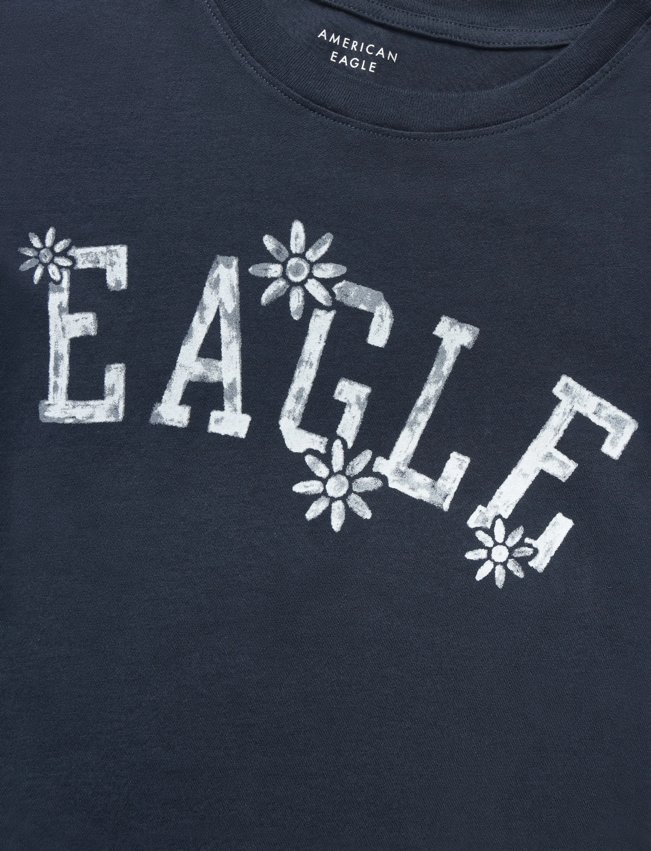 American Eagle - 9285 MFO TOMBOY TEE - blue - 2