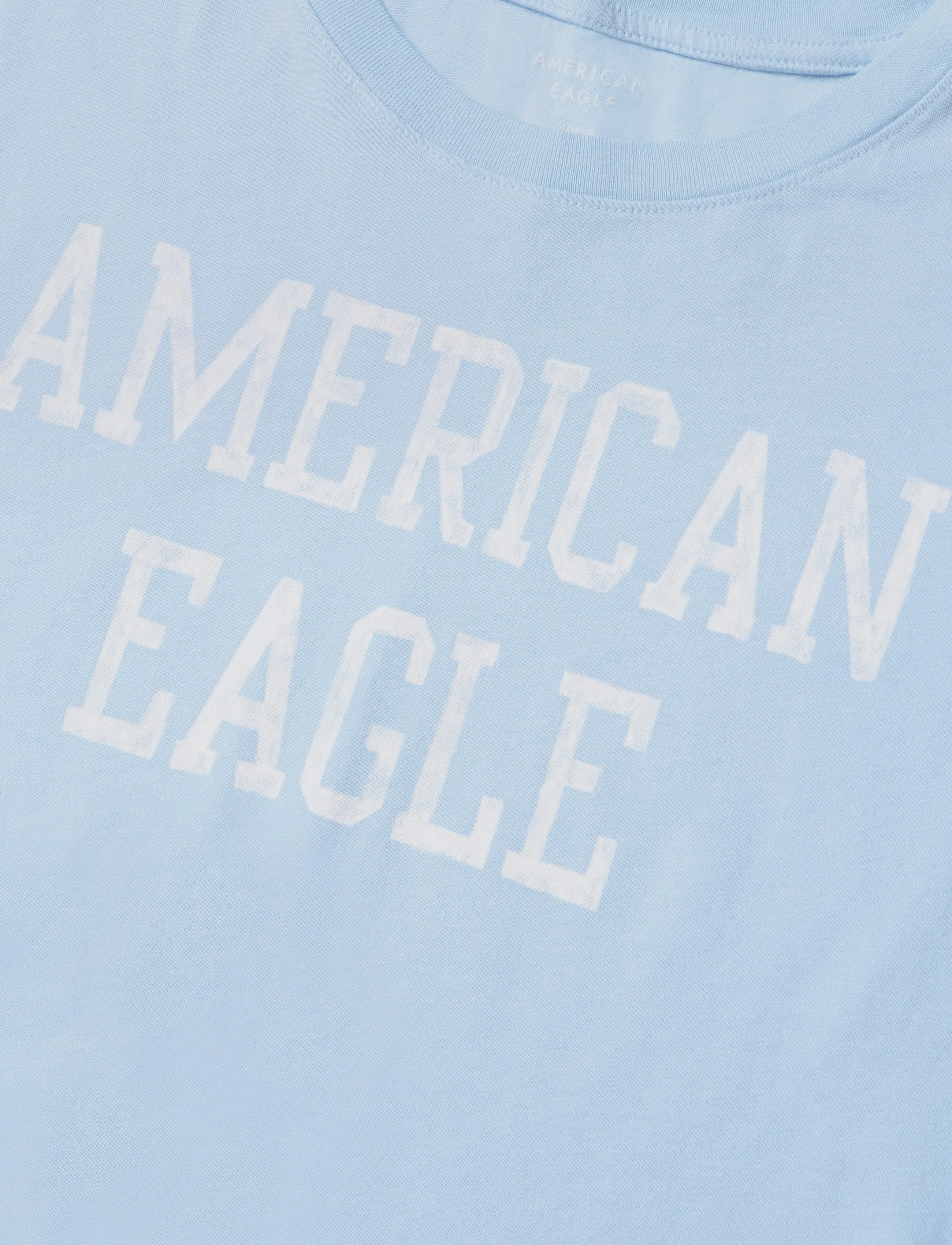 American Eagle - 9285 MFO TOMBOY TEE - light blue - 2