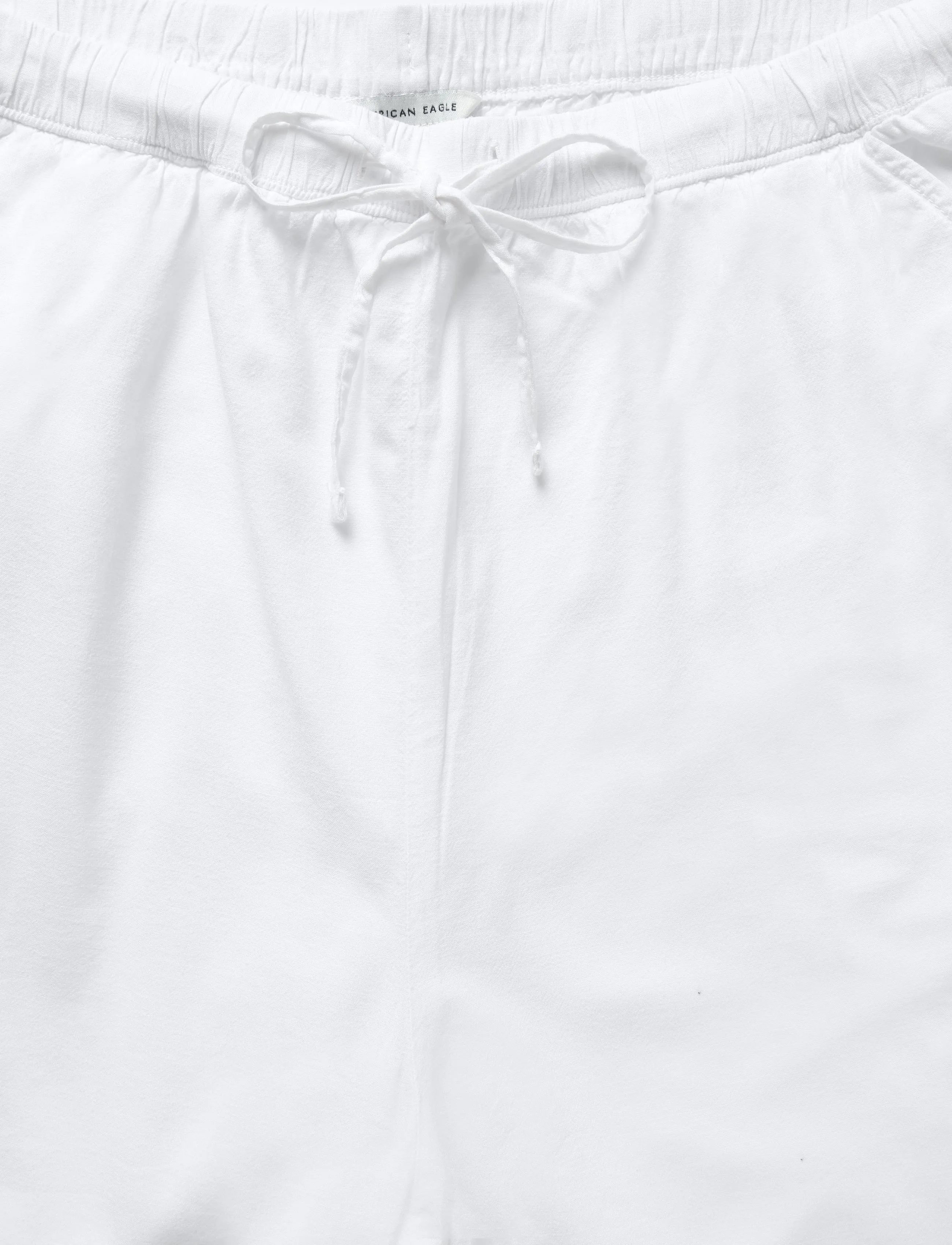 American Eagle - INTL MB PULL ON PANT - wide leg trousers - white - 5