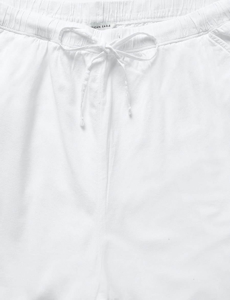 American Eagle - INTL MB PULL ON PANT - wide leg trousers - white - 5