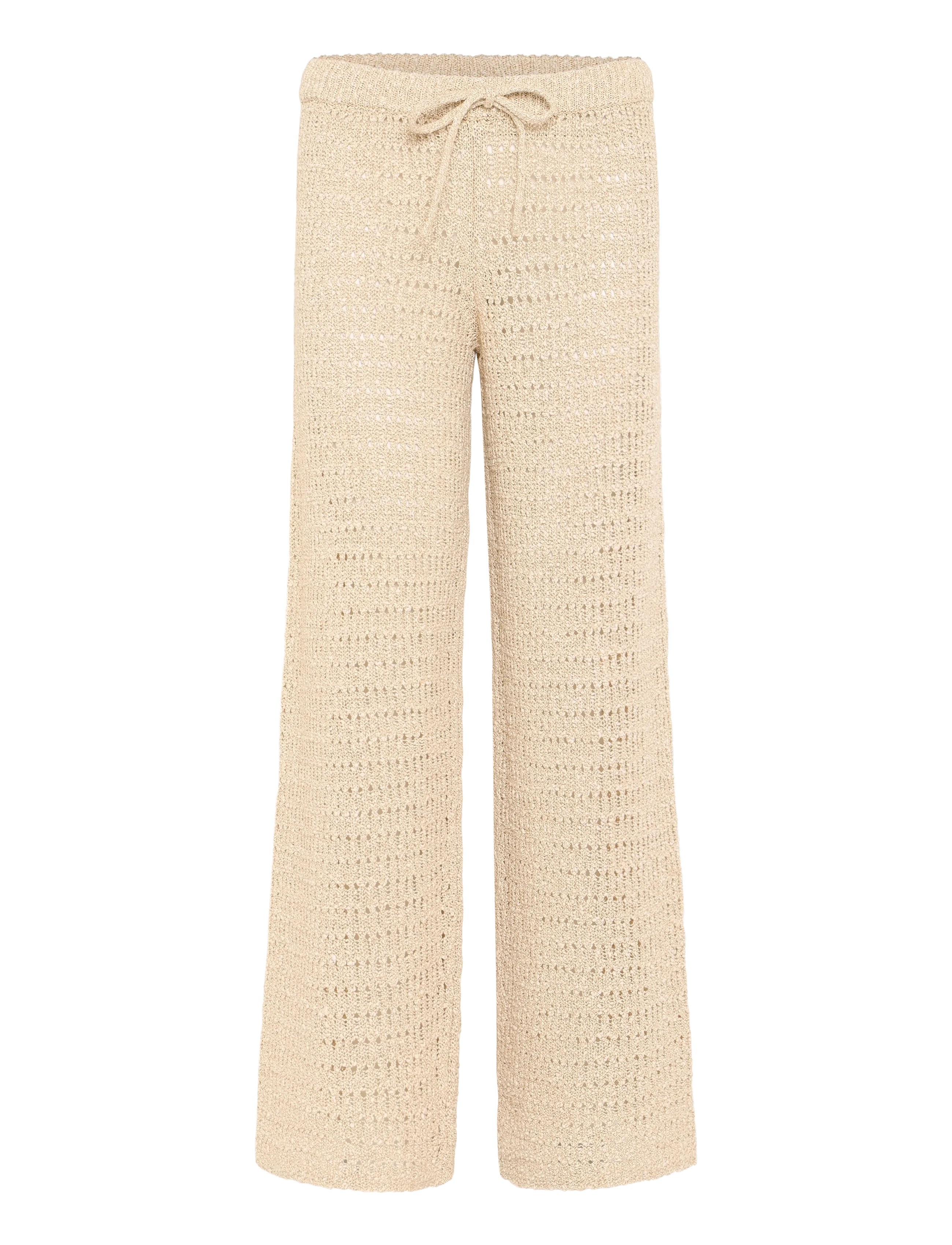 American Eagle 5395 Flare Sweater Pant, XS, Trousers, Beige - Flared, Frauen