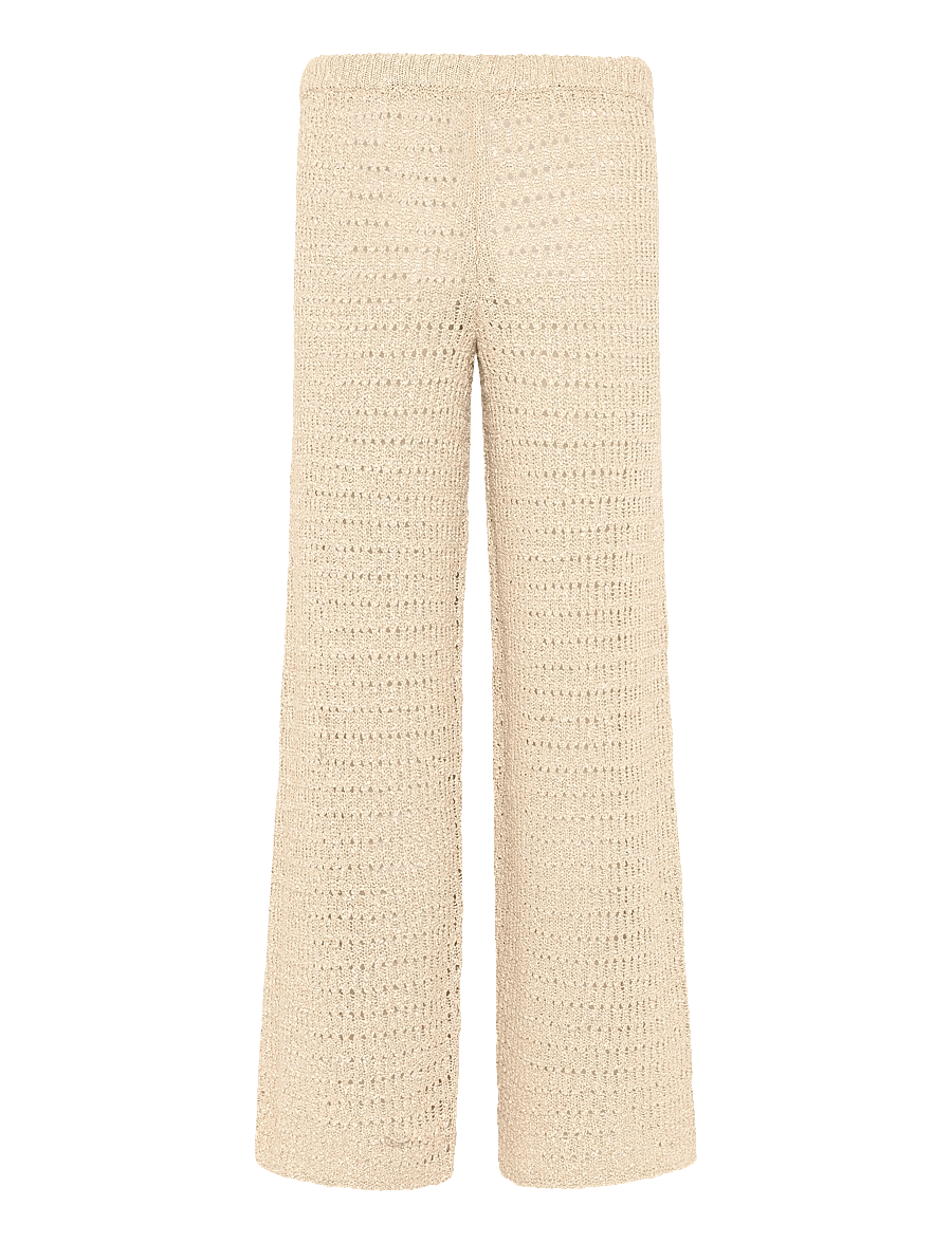 American Eagle - 5395 FLARE SWEATER PANT - schlaghosen - beige - 1