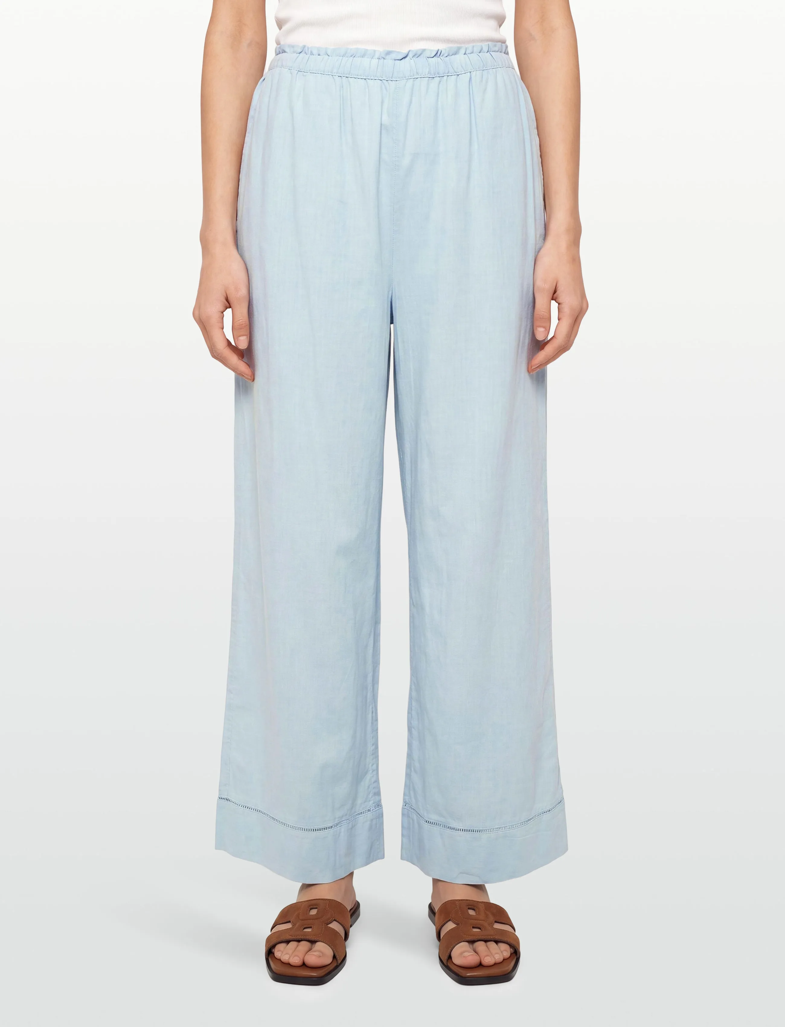 American Eagle - 5408 SOFT PANT MATCHBACK - vide bukser - light blue - 3
