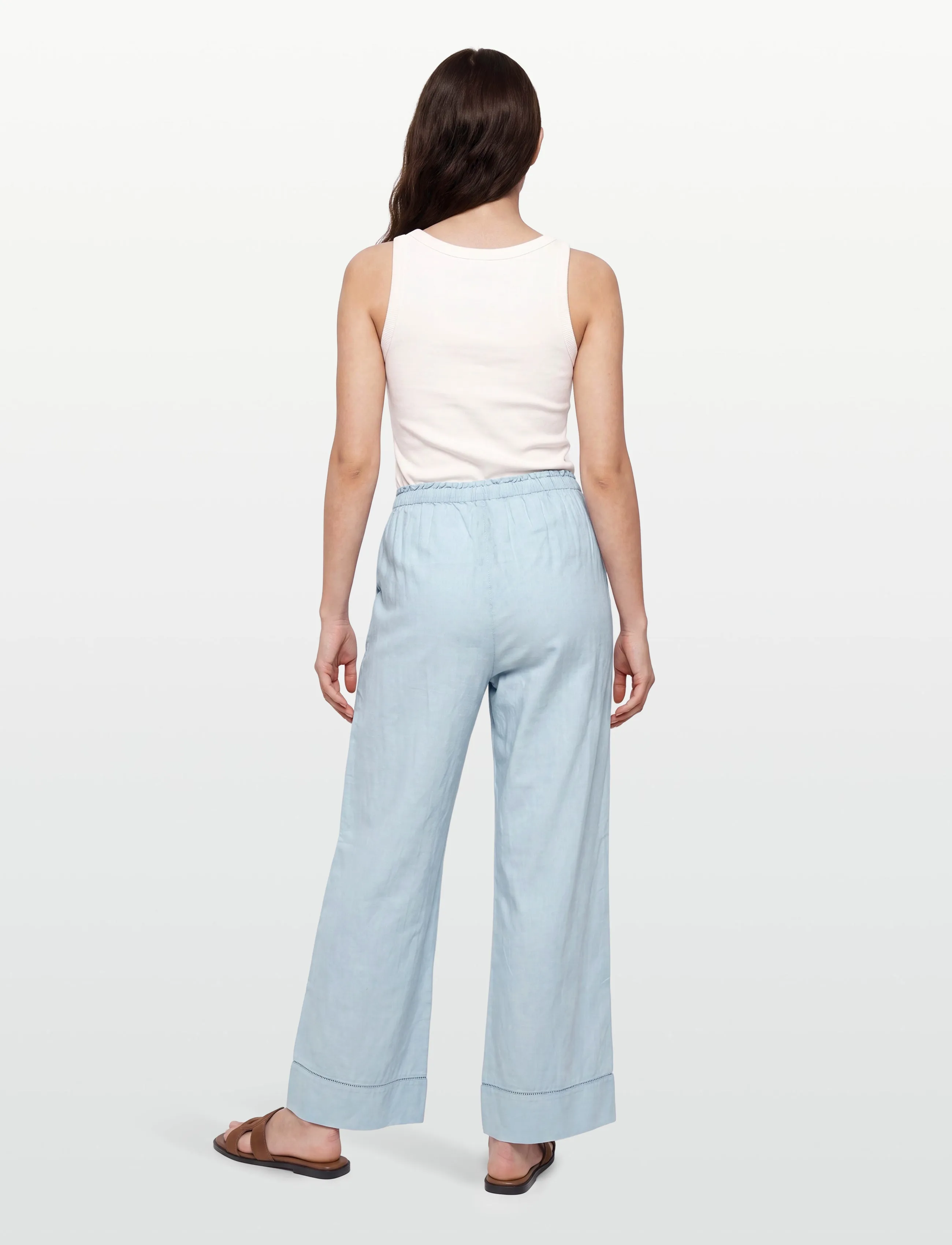 American Eagle - 5408 SOFT PANT MATCHBACK - vide bukser - light blue - 4