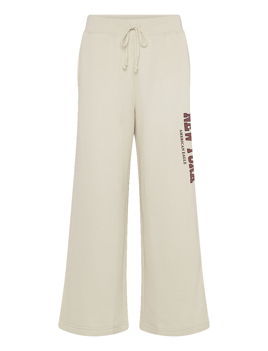 American Eagle - INTL WIDE LEG - everyday style - cream - 0