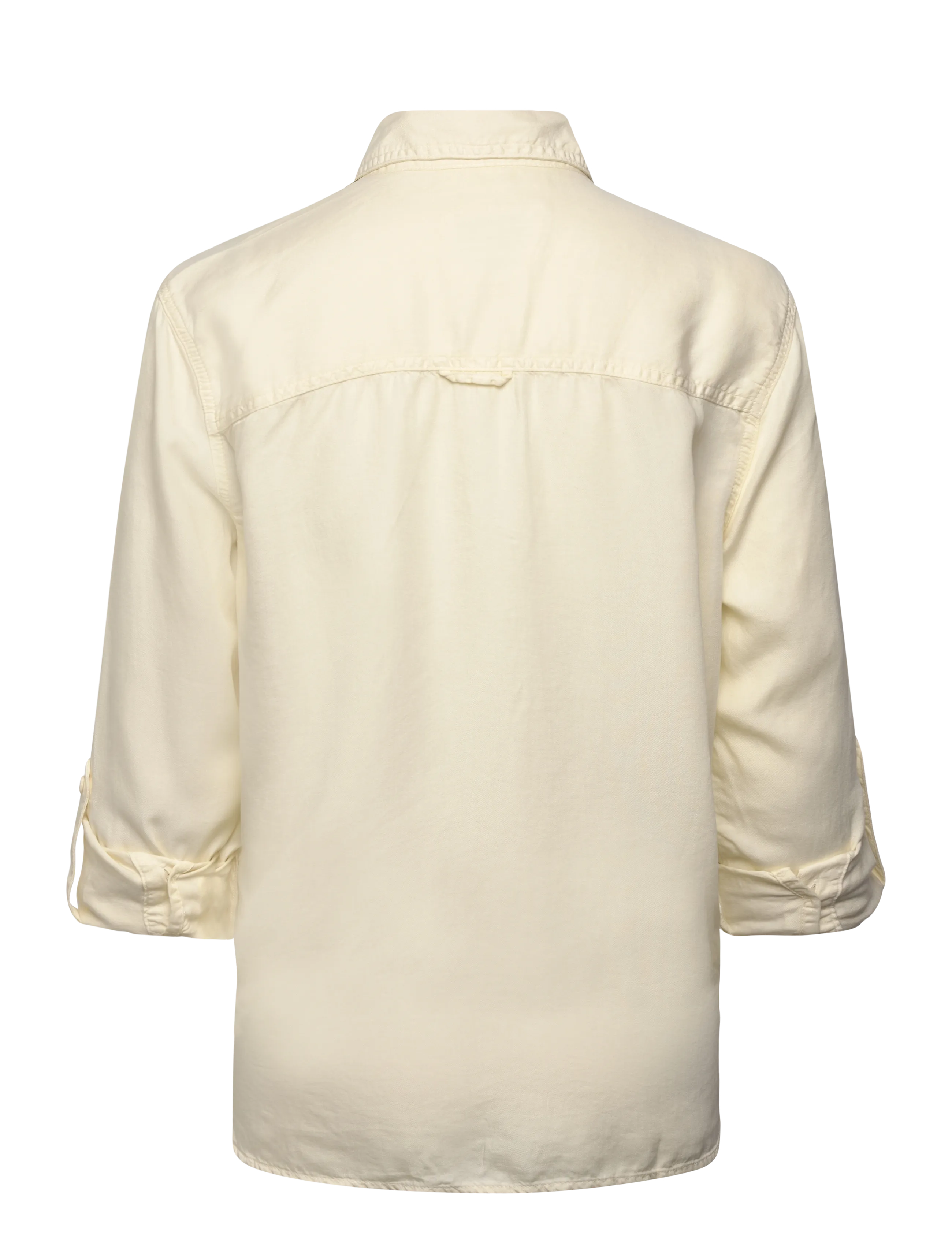 American Eagle - 3696 CORE NEW TENCEL SHIRT - cream - 1