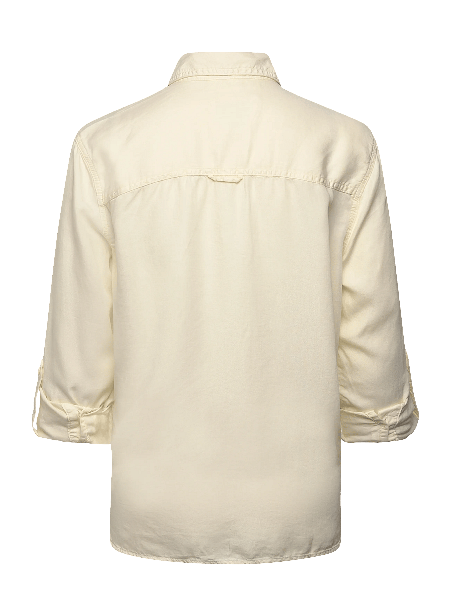 American Eagle - 3696 CORE NEW TENCEL SHIRT - langærmede skjorter - cream - 1