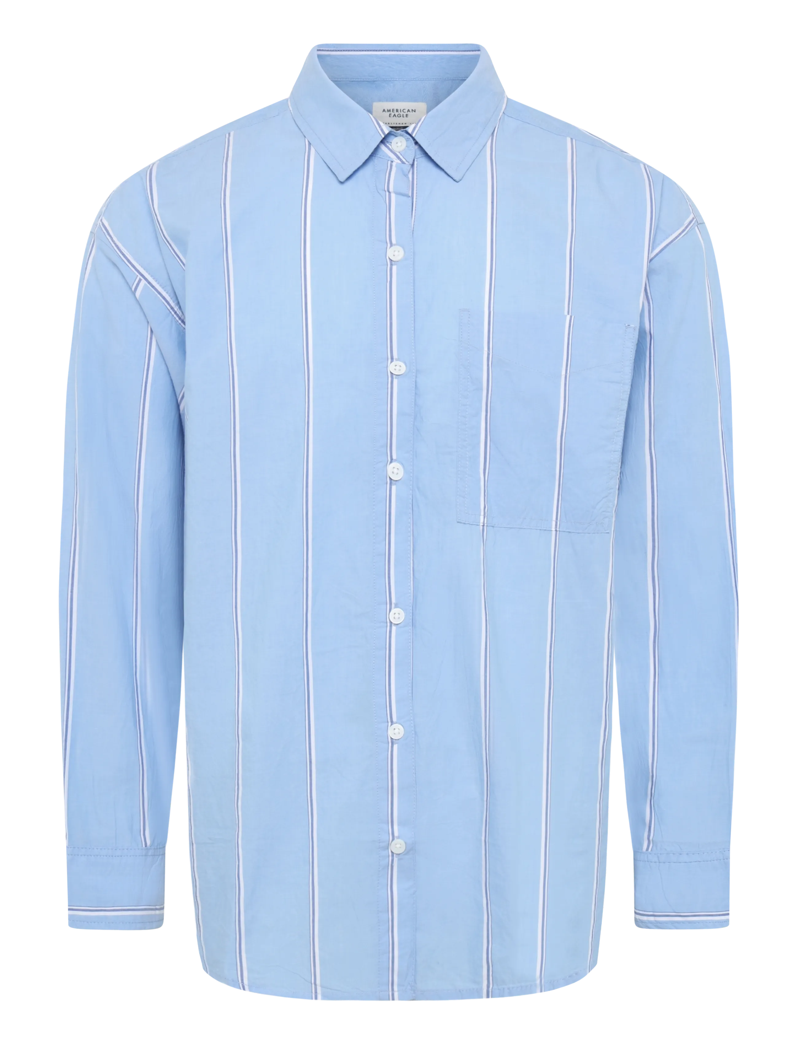American Eagle 5510 CORE PERFECT SHIRT YD - Shirts - BLUE / blue