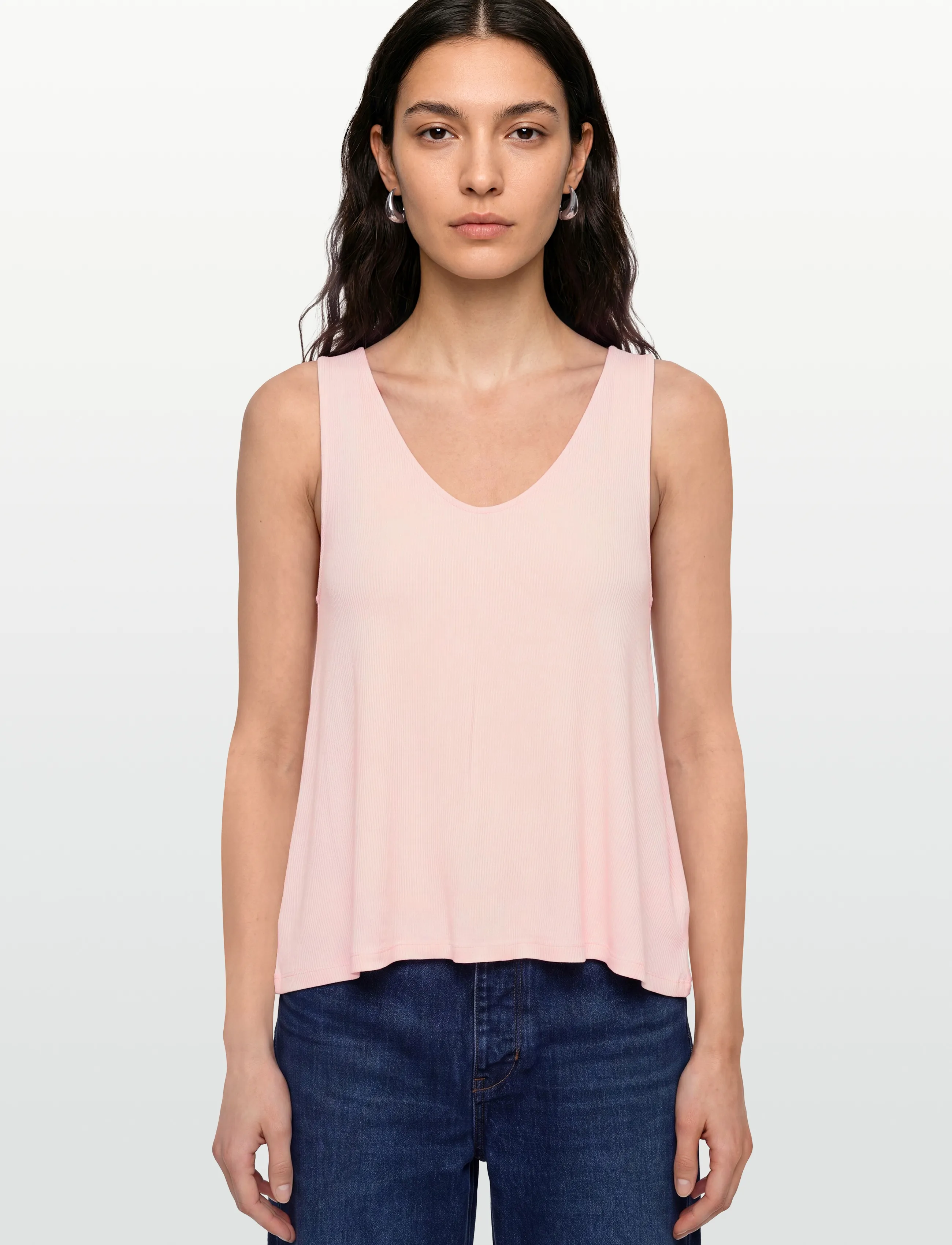 American Eagle - 5827 SNS FAVORITE TANK - varrukateta topid - light pink - 3