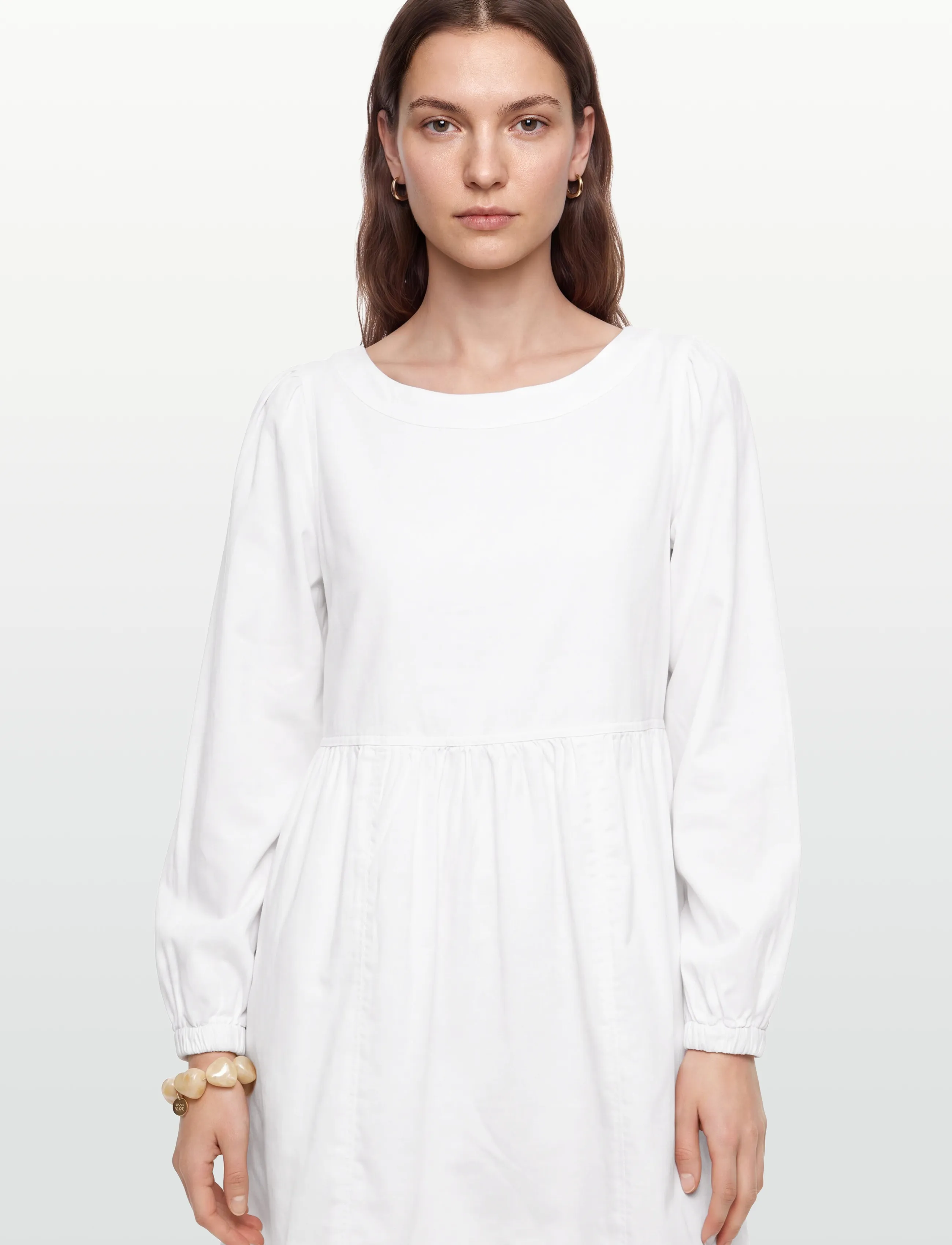 American Eagle - LS SWING MINI DRESS INTL - konfirmationstøj - white - 3