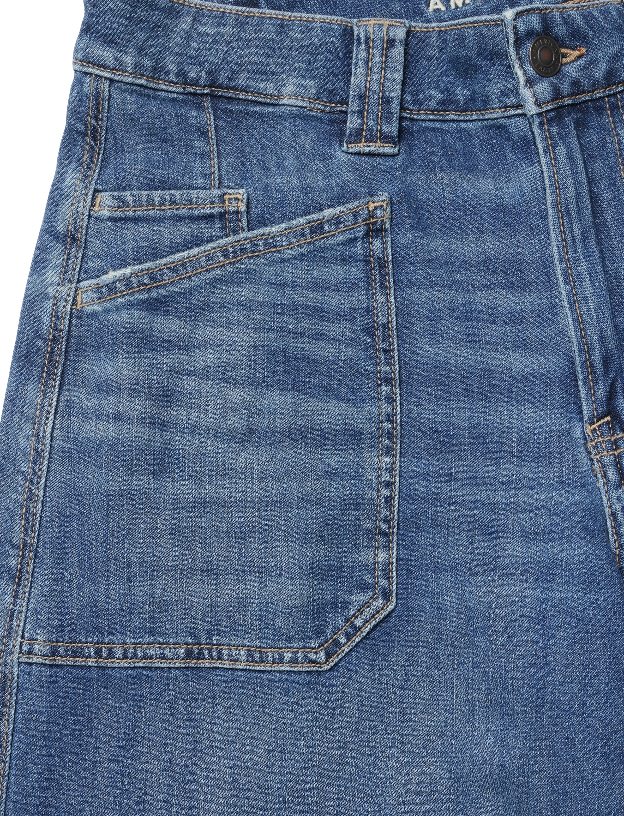 American Eagle - SUPER HIGH-RISE ULTRA WIDE LEG JEANS - dark shadow - 2