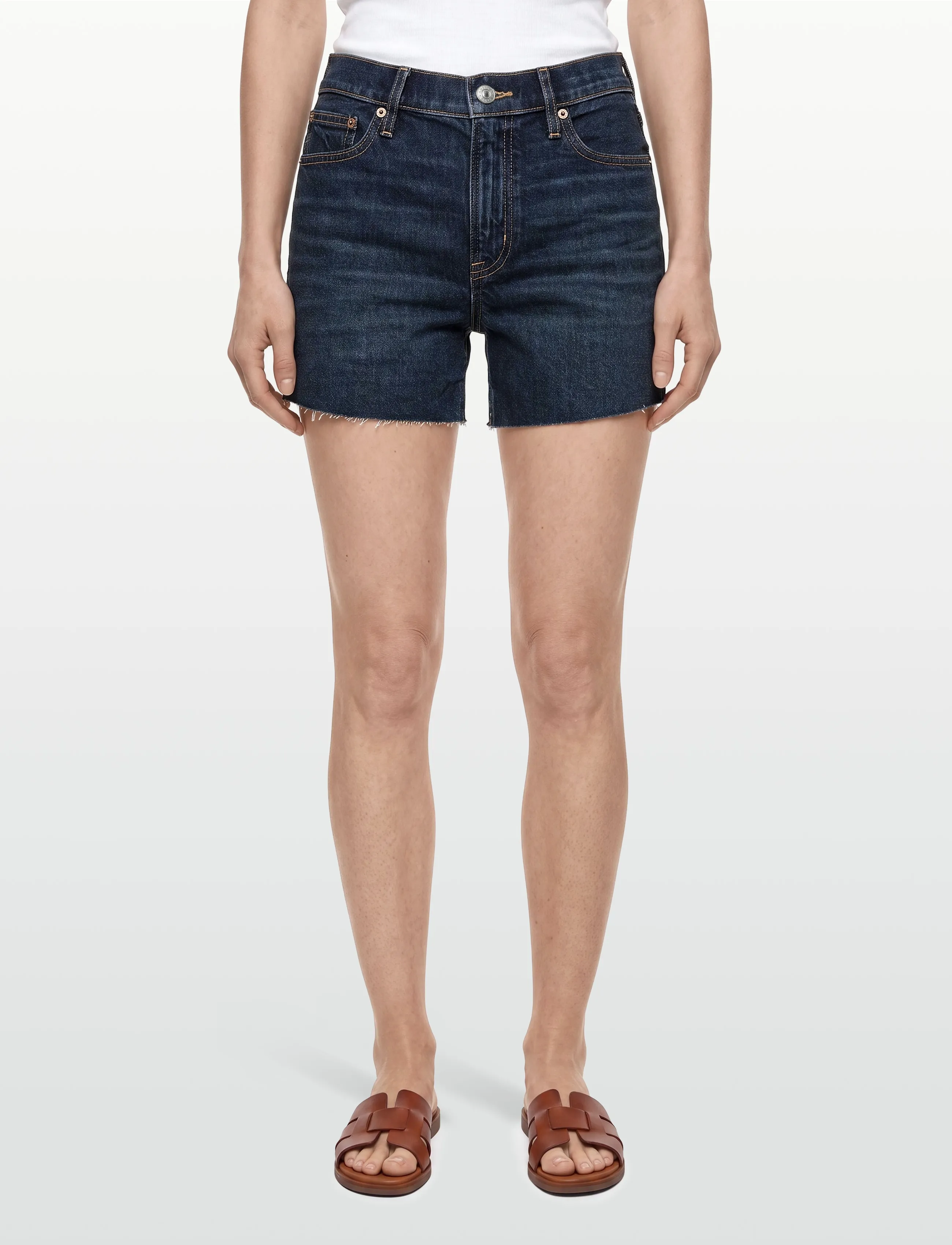 American Eagle - PERFECT SHORT 4IN - jorts - simply dark - 3