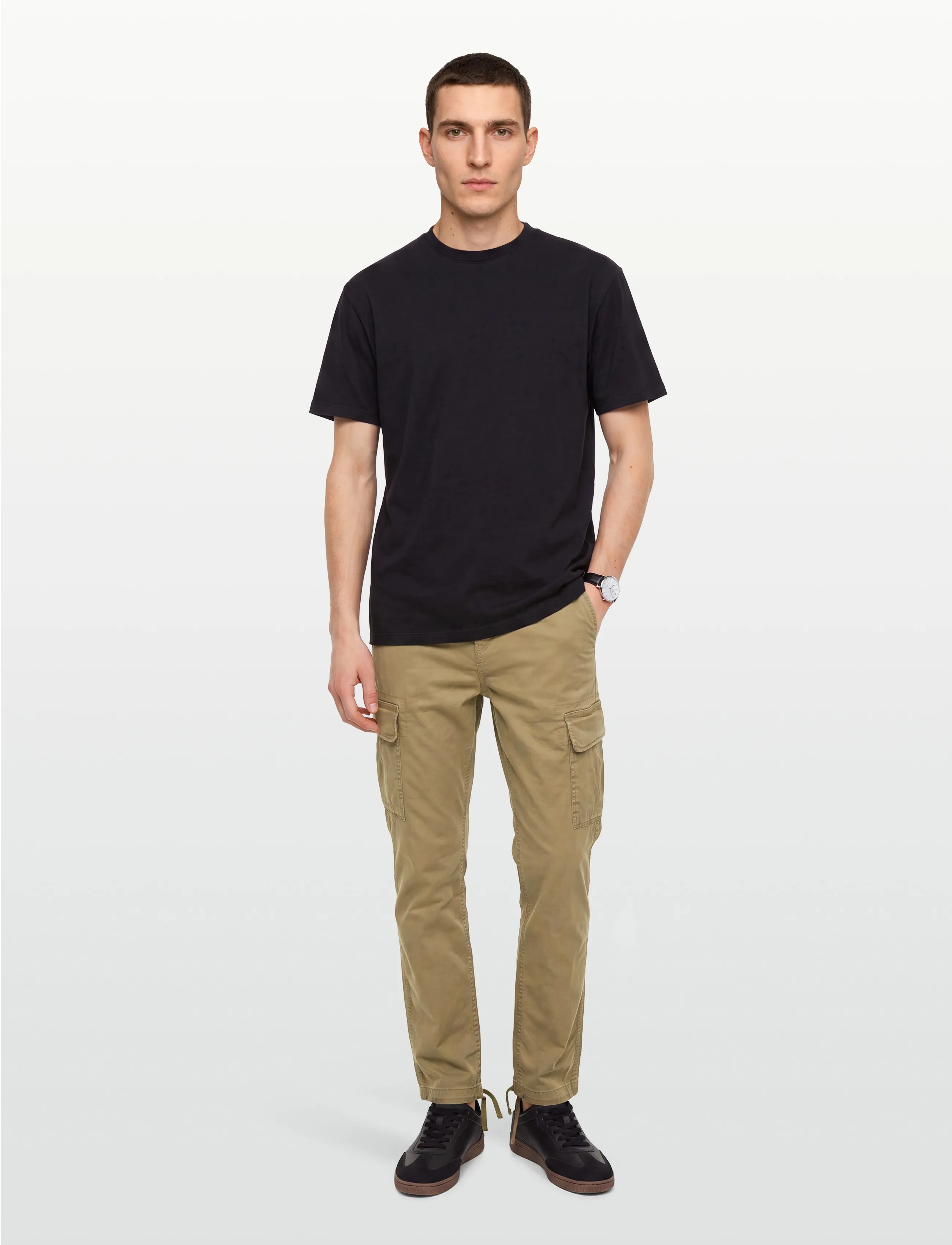 American Eagle 4668 Slim Lived In Cargo, 29 x 32, Trousers, Beige - Cargo Pants, Männerswear