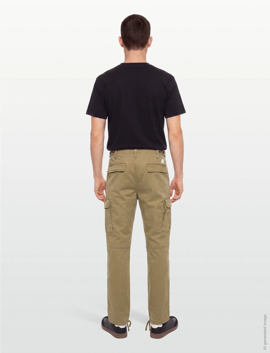 American Eagle - 4668 SLIM LIVED IN CARGO - cargohosen - toasted almond - 4