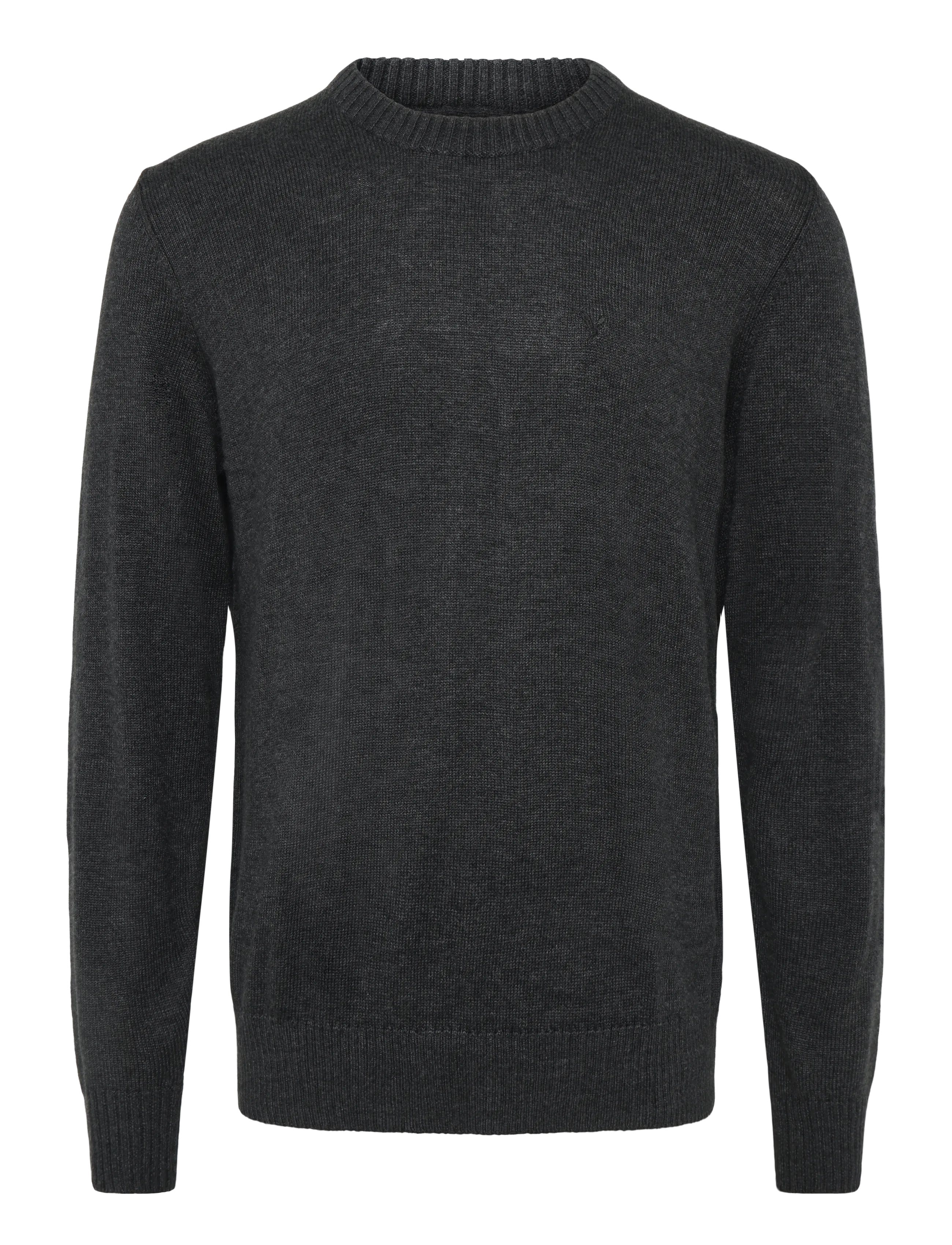 American Eagle 1791 INTERNATIONAL CORE CREW NECK - Ümmarguse kaelusega kudumid - CHARCOAL HEATHER / grey