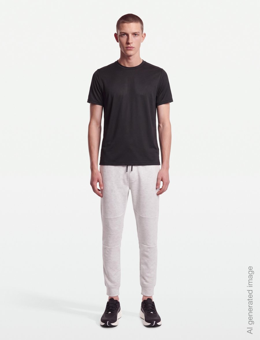 American Eagle - 4783 MANCHEGO ACTIVE JOGGER HEATHER - kollektioner - heather frost - 0