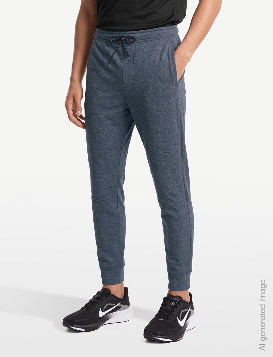 American Eagle - INTL ANTELOPE ACTIVE PANT - kollektsioonid - blue heather - 3