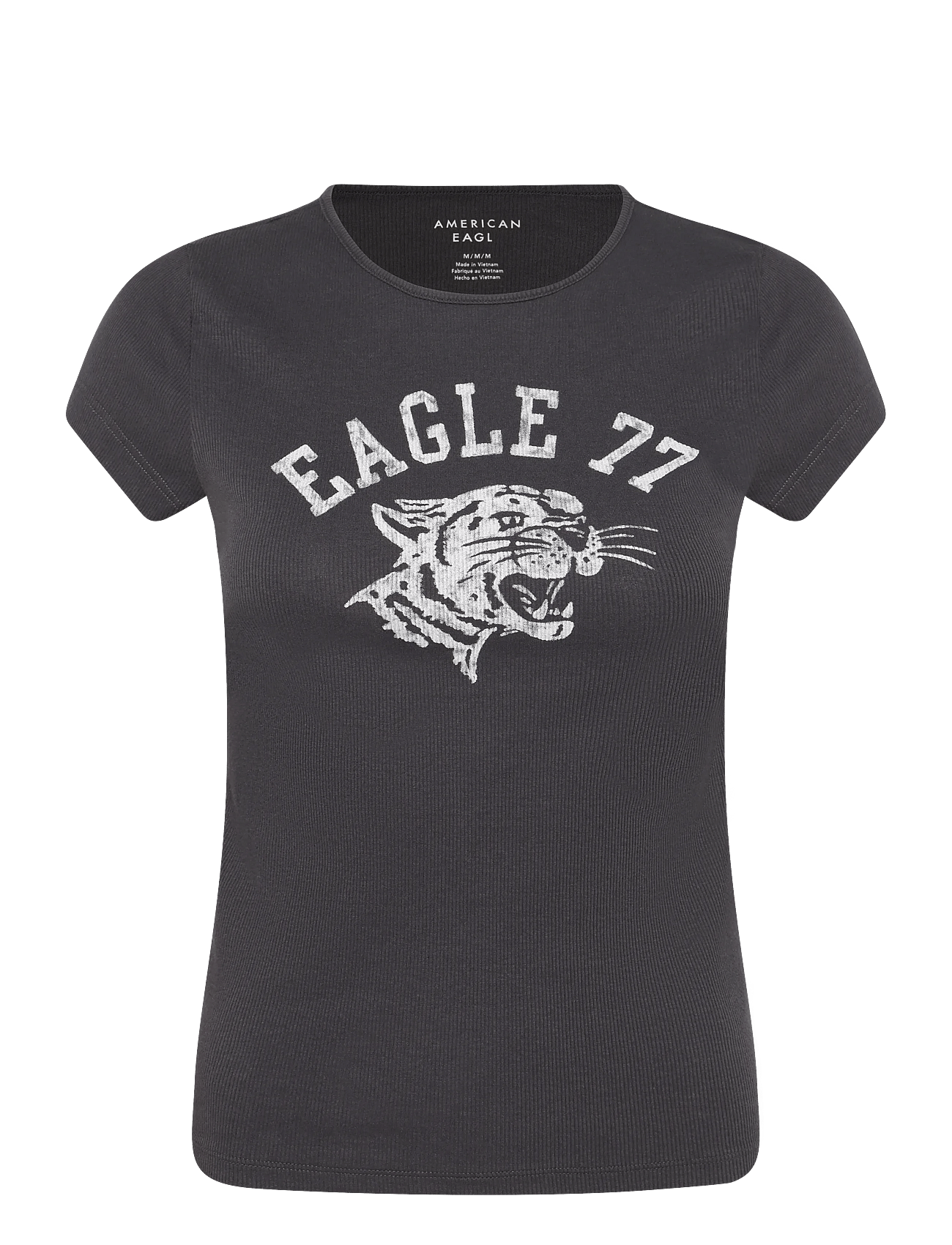 9302 HEY BABY RIB TEE GRAPHIC