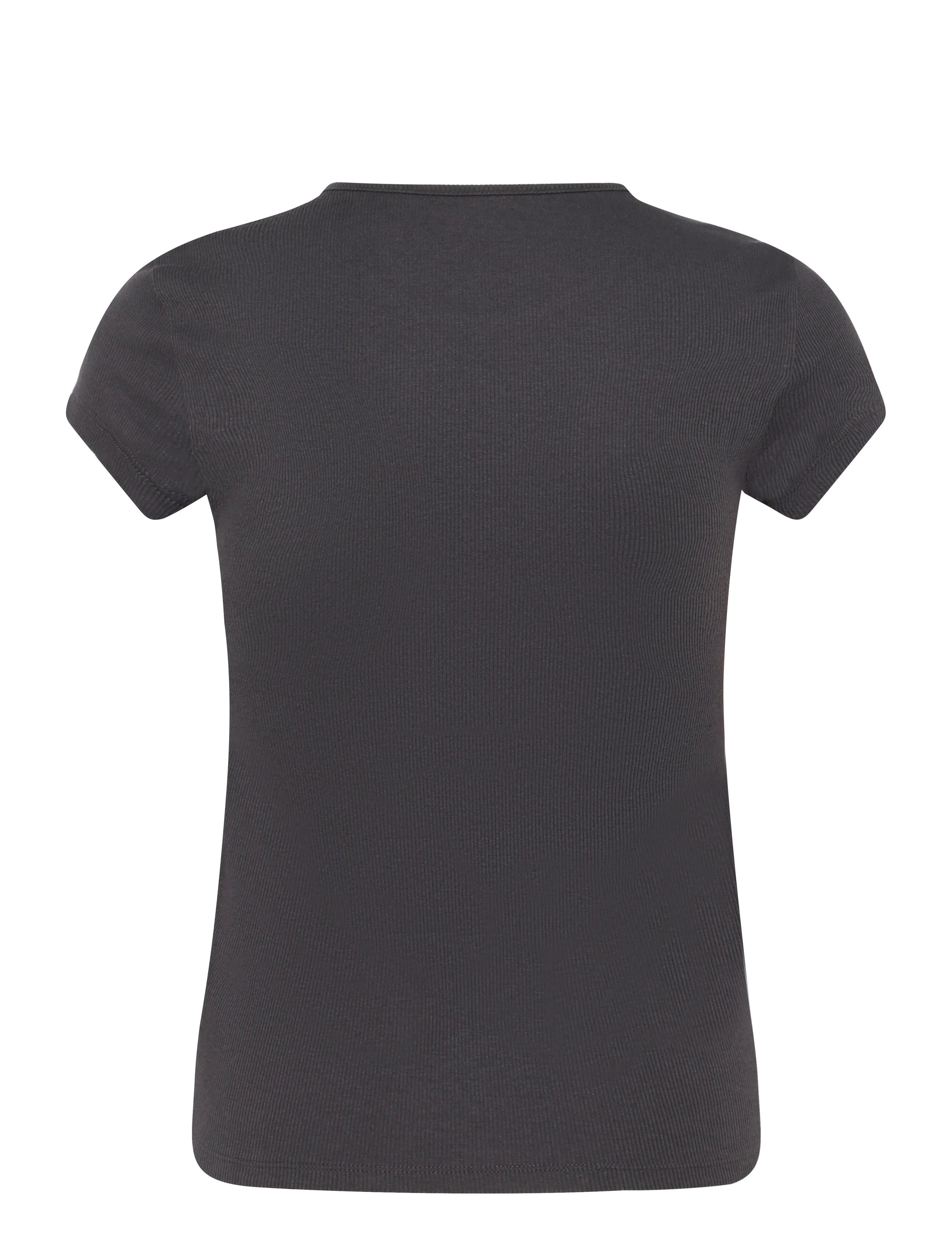 American Eagle - 9302 HEY BABY RIB TEE GRAPHIC - black - 1
