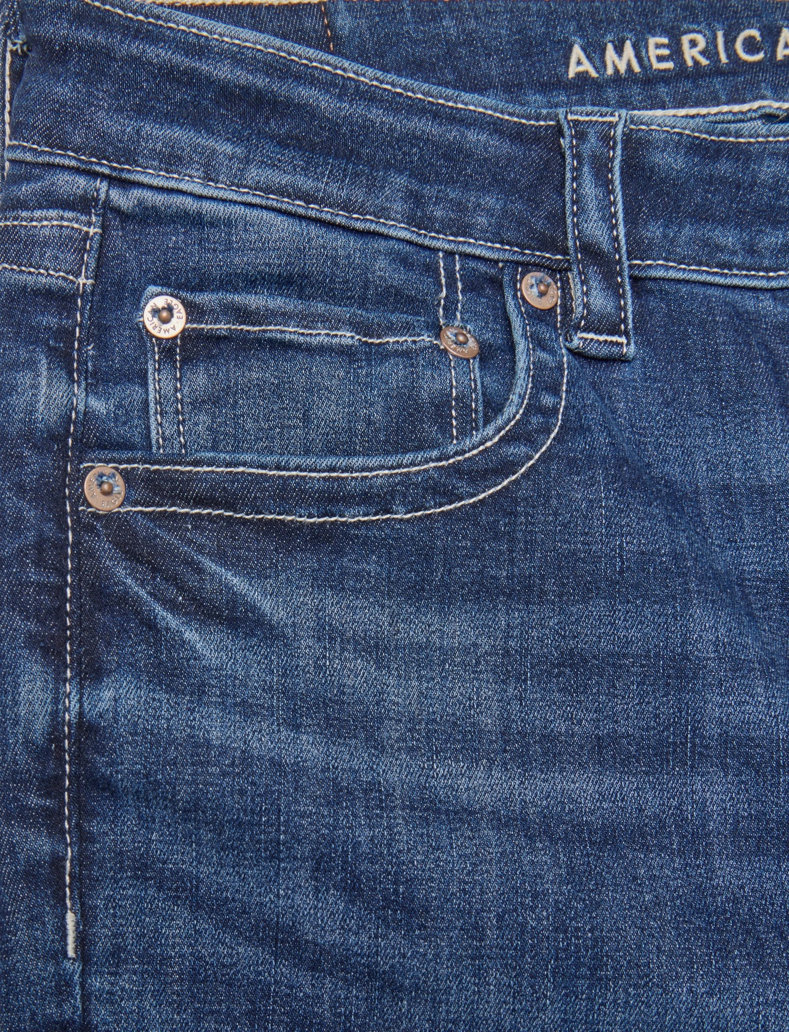 American Eagle - SUPER HIGH-RISE FLARE - dark wash - 2