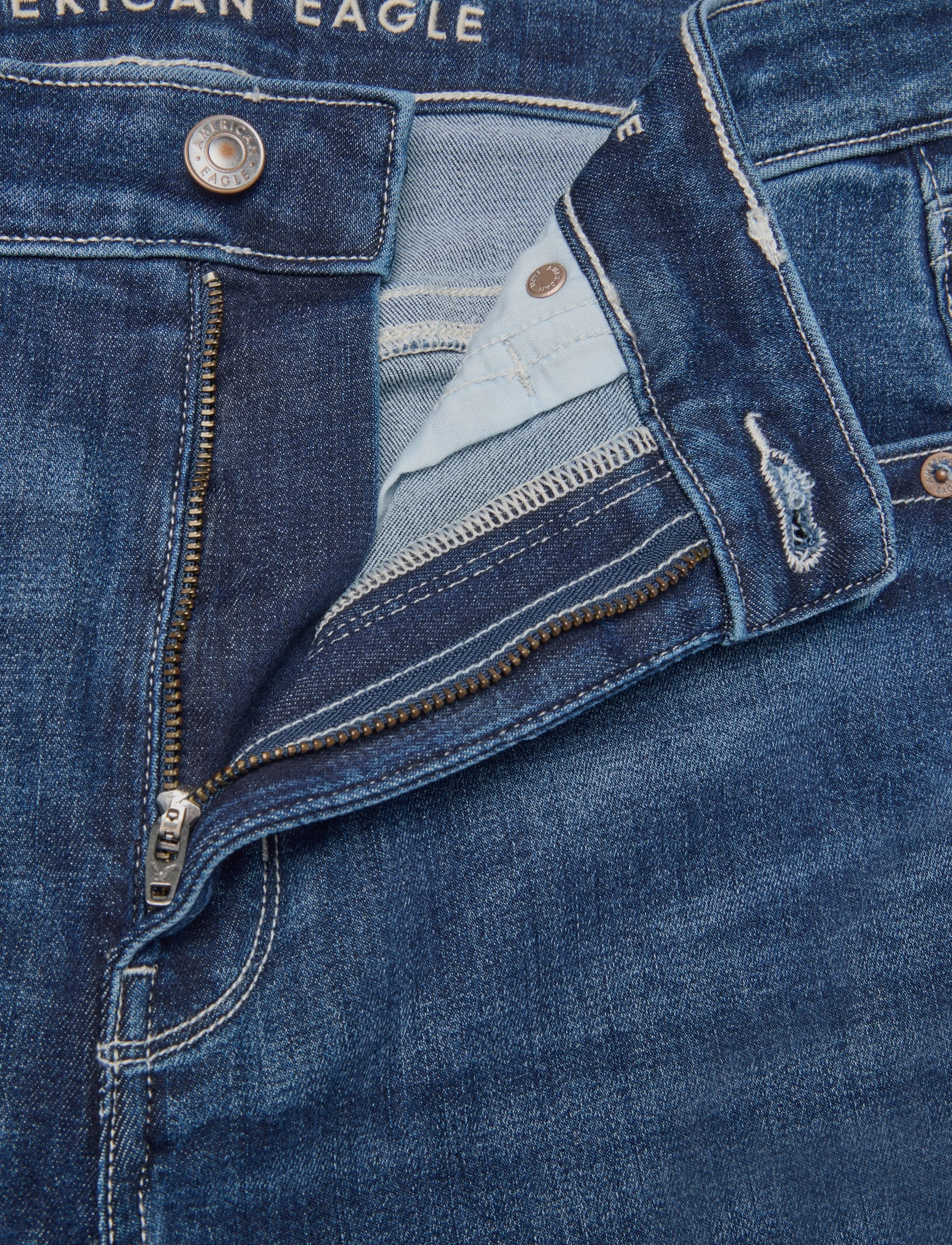 American Eagle - SUPER HIGH-RISE FLARE - dark wash - 3