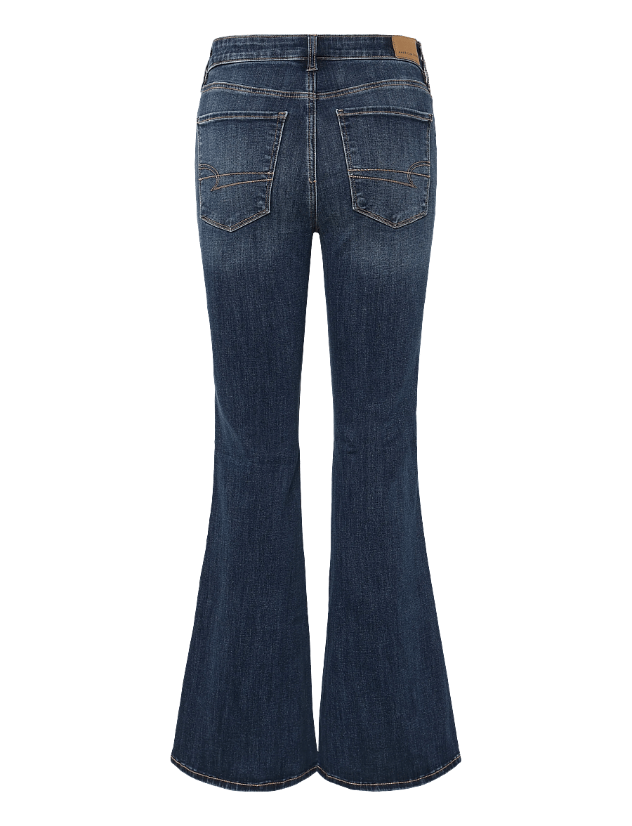 American Eagle - SUPER HIGH RISE FLARE JEANS - leveälahkeiset farkut - classic medium - 2