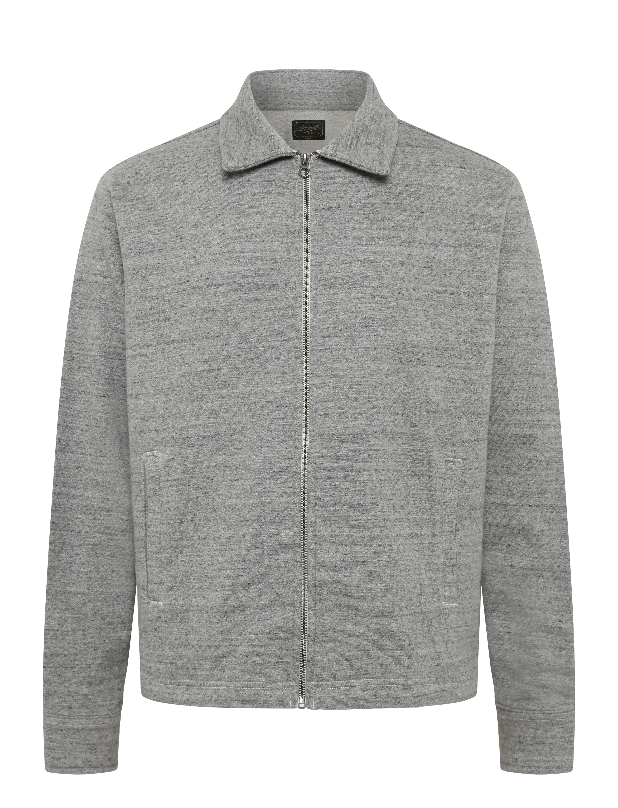 American Eagle 2382  430 HTHR COACHES JACKET - Clothing - GRAY HEATHER / grey