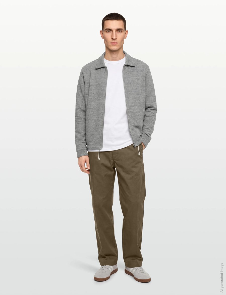 American Eagle - 2382 430 HTHR COACHES JACKET - frühlingsjacken - gray heather - 0