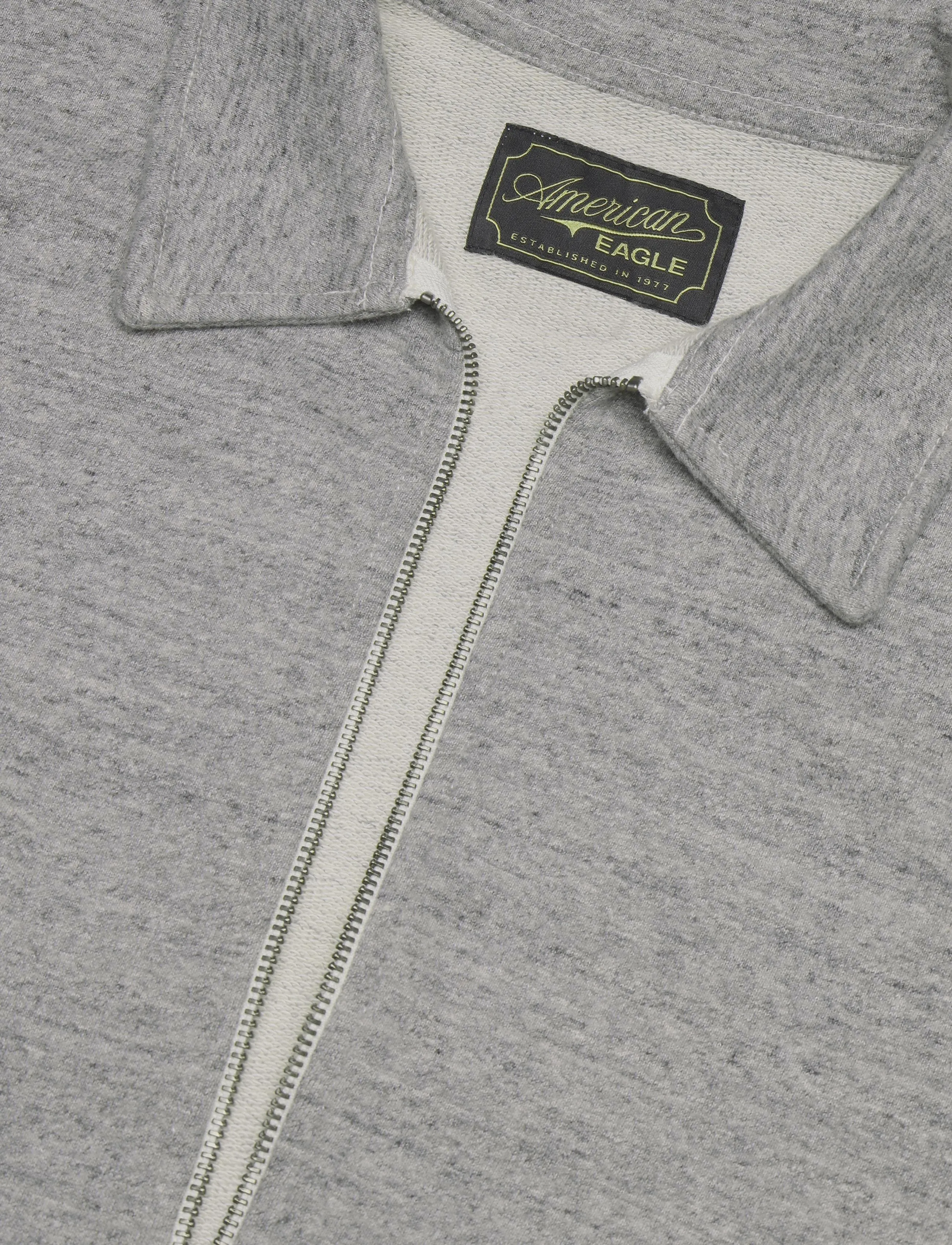 American Eagle - 2382  430 HTHR COACHES JACKET - gray heather - 2