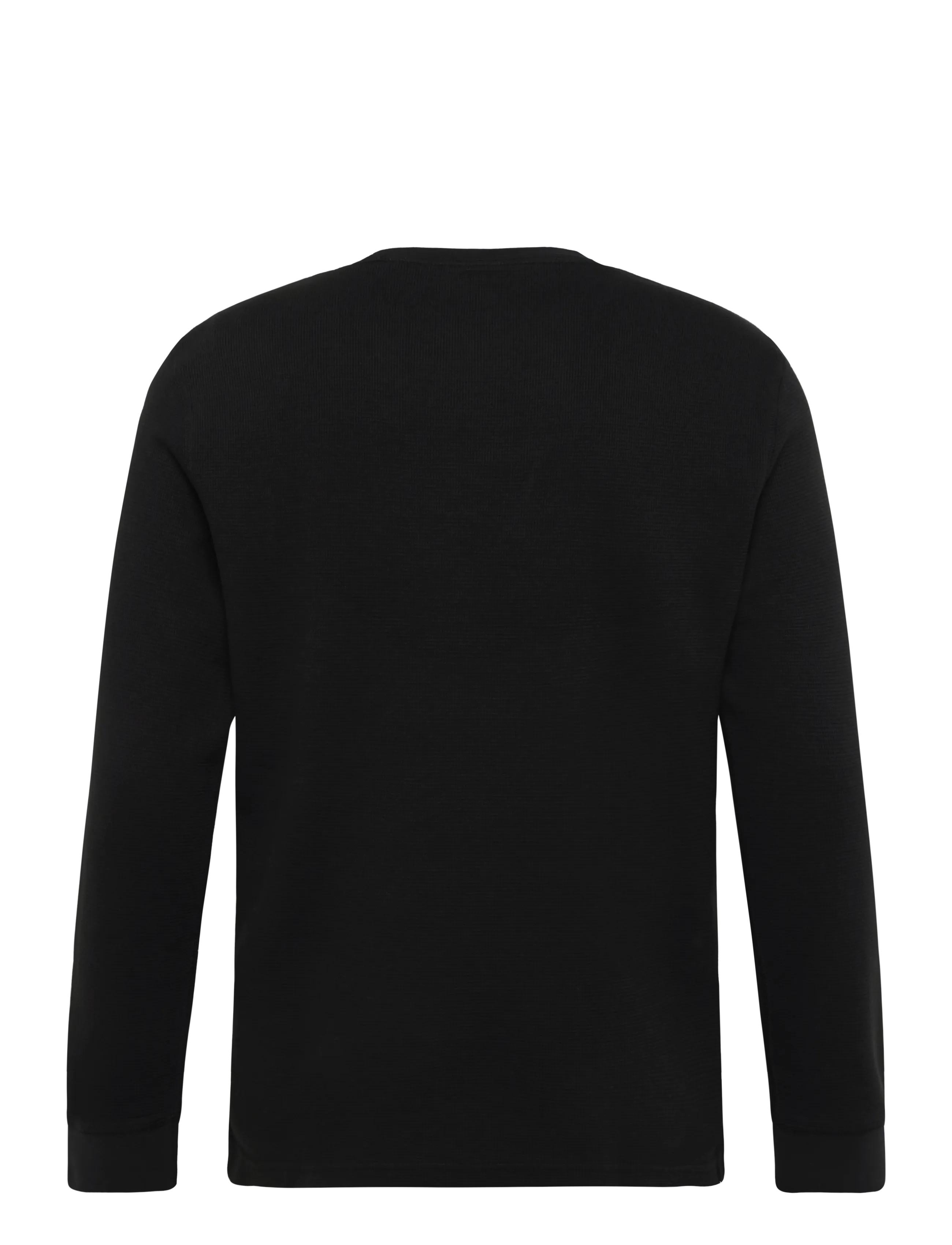 American Eagle - K-INTL L/S KNAPSACK SOLID THERMALS - langærmede t-shirts - black - 1