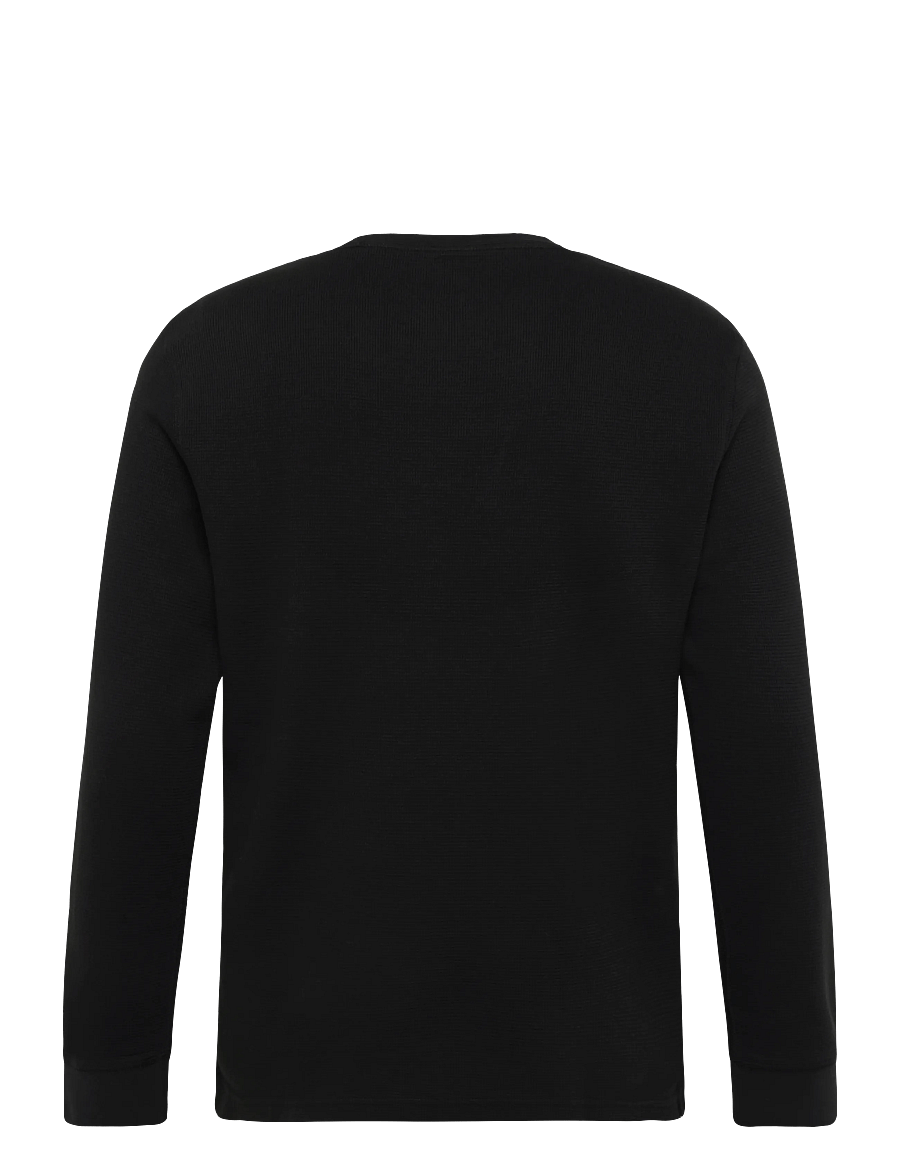 American Eagle - K-INTL L/S KNAPSACK SOLID THERMALS - langærmede t-shirts - black - 1