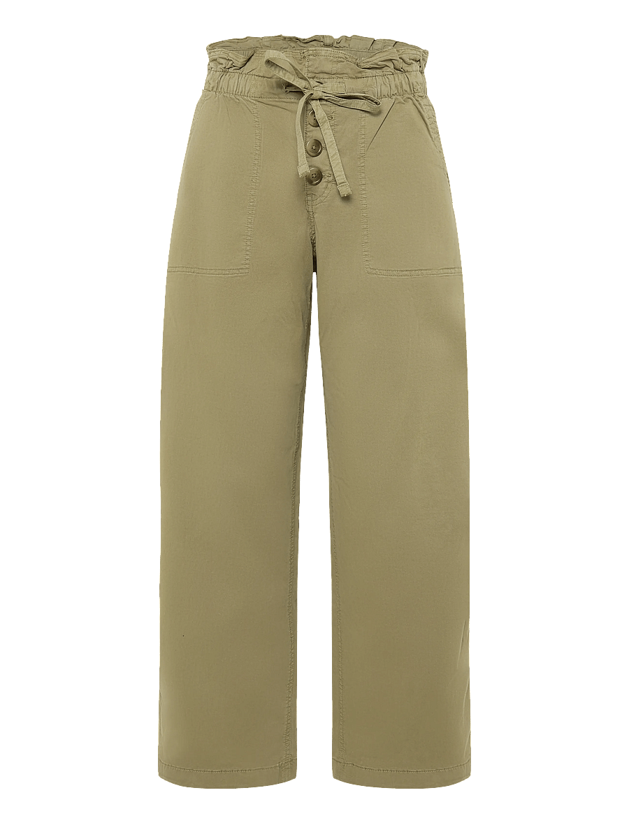 American Eagle - 5338 HR STOVEPIPE - hosen mit weitem bein - olive - 0
