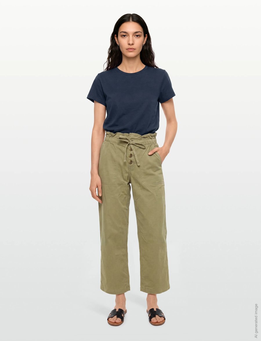 American Eagle - 5338 HR STOVEPIPE - vida byxor - olive - 0