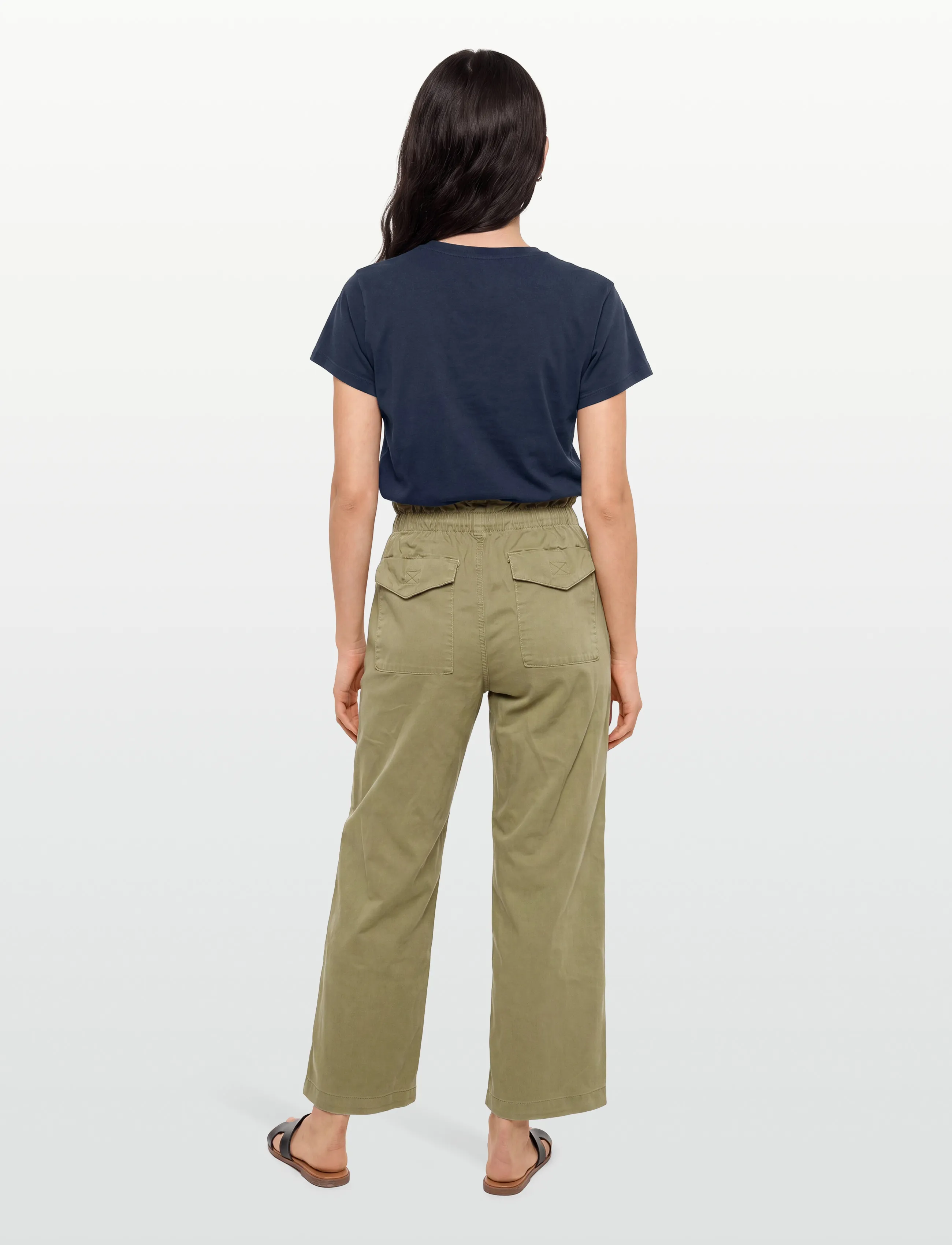 American Eagle - 5338 HR STOVEPIPE - vida byxor - olive - 4