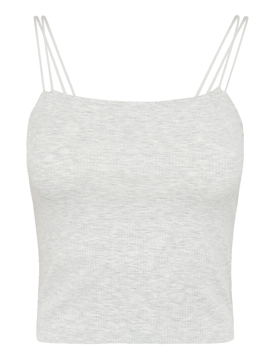 American Eagle - 5984 BUNGEE STRAP TANK HEATHER - Ärmellose tops - heather gray - 0