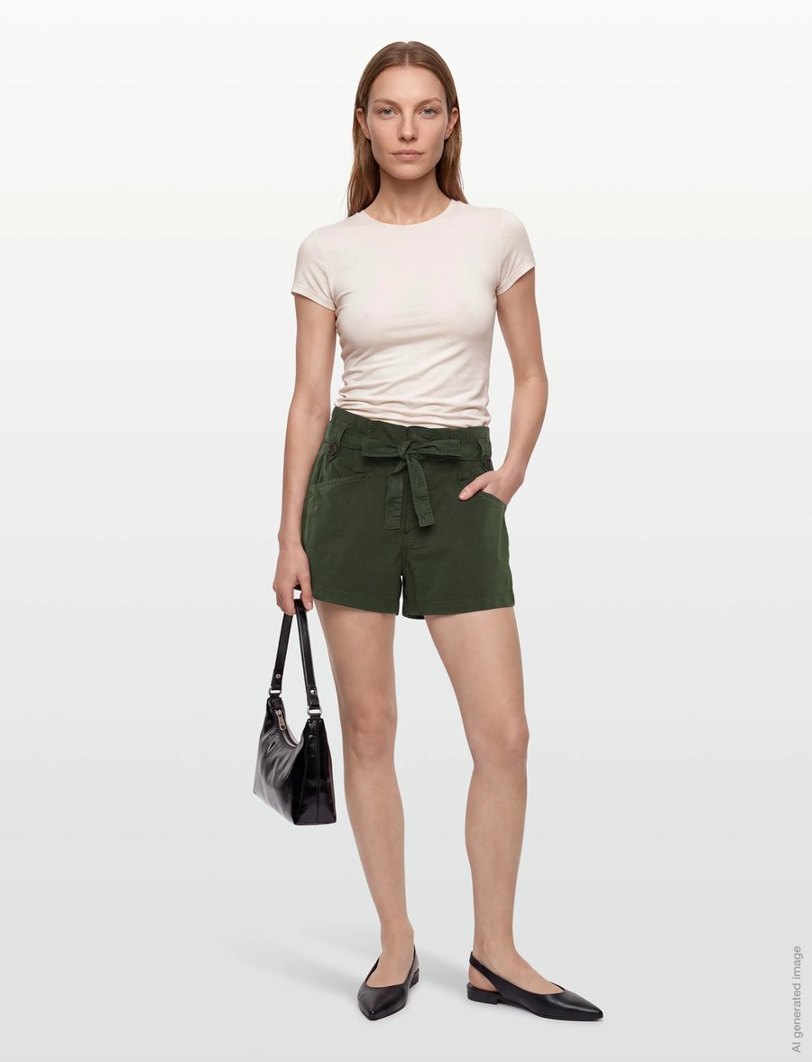 American Eagle - 8028 SHR SAFARI SHORT - freizeitshorts - crew green - 0