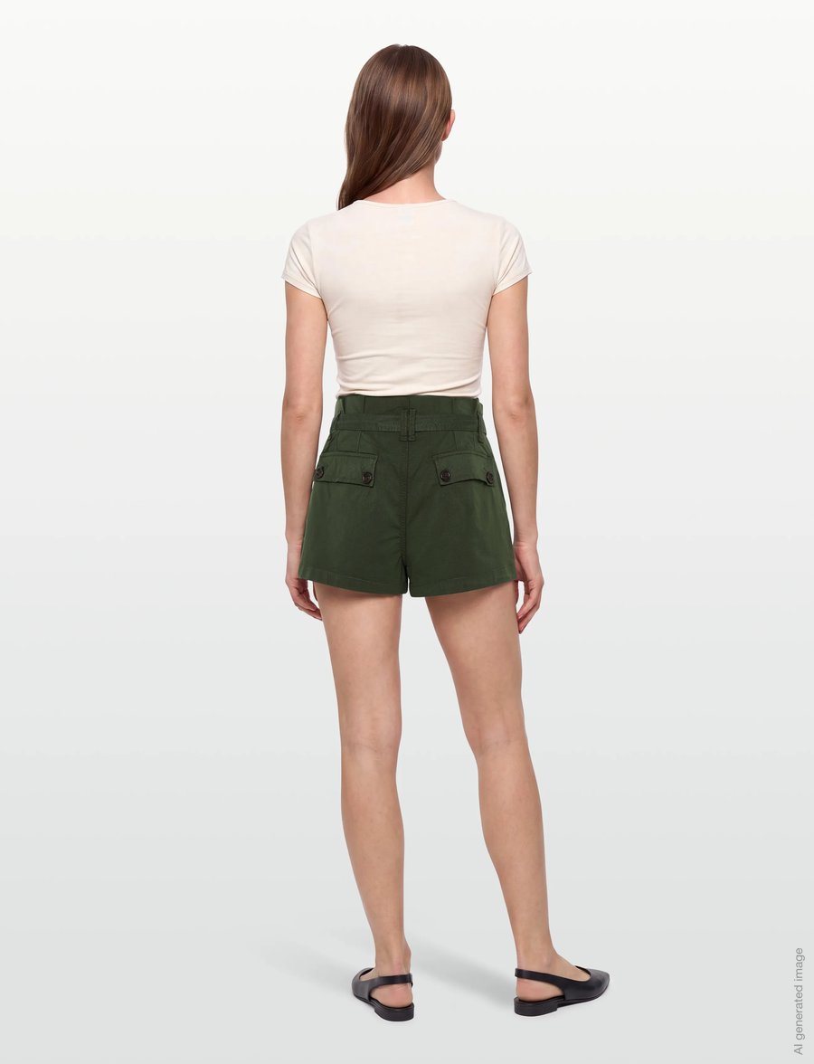 American Eagle - 8028 SHR SAFARI SHORT - freizeitshorts - crew green - 4