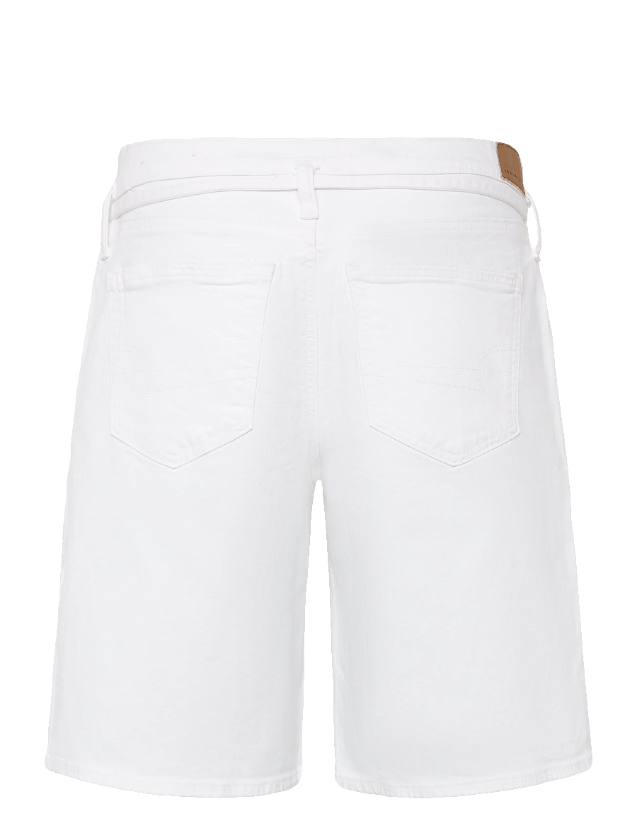 American Eagle - DREAMY DRAPE BAGGY BERMUDA (BELTED) - bermudashorts - white - 1