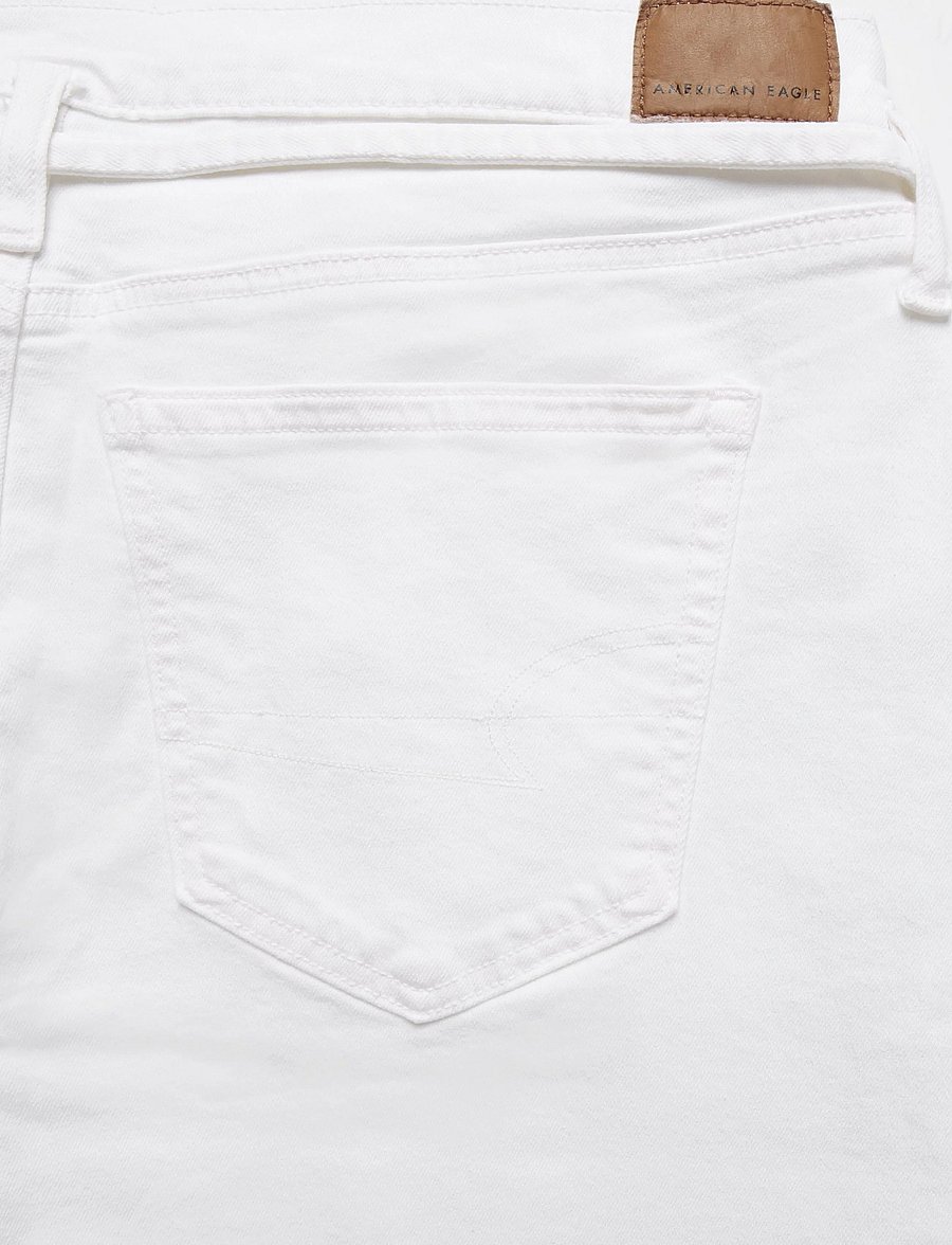American Eagle - DREAMY DRAPE BAGGY BERMUDA (BELTED) - bermudashorts - white - 2