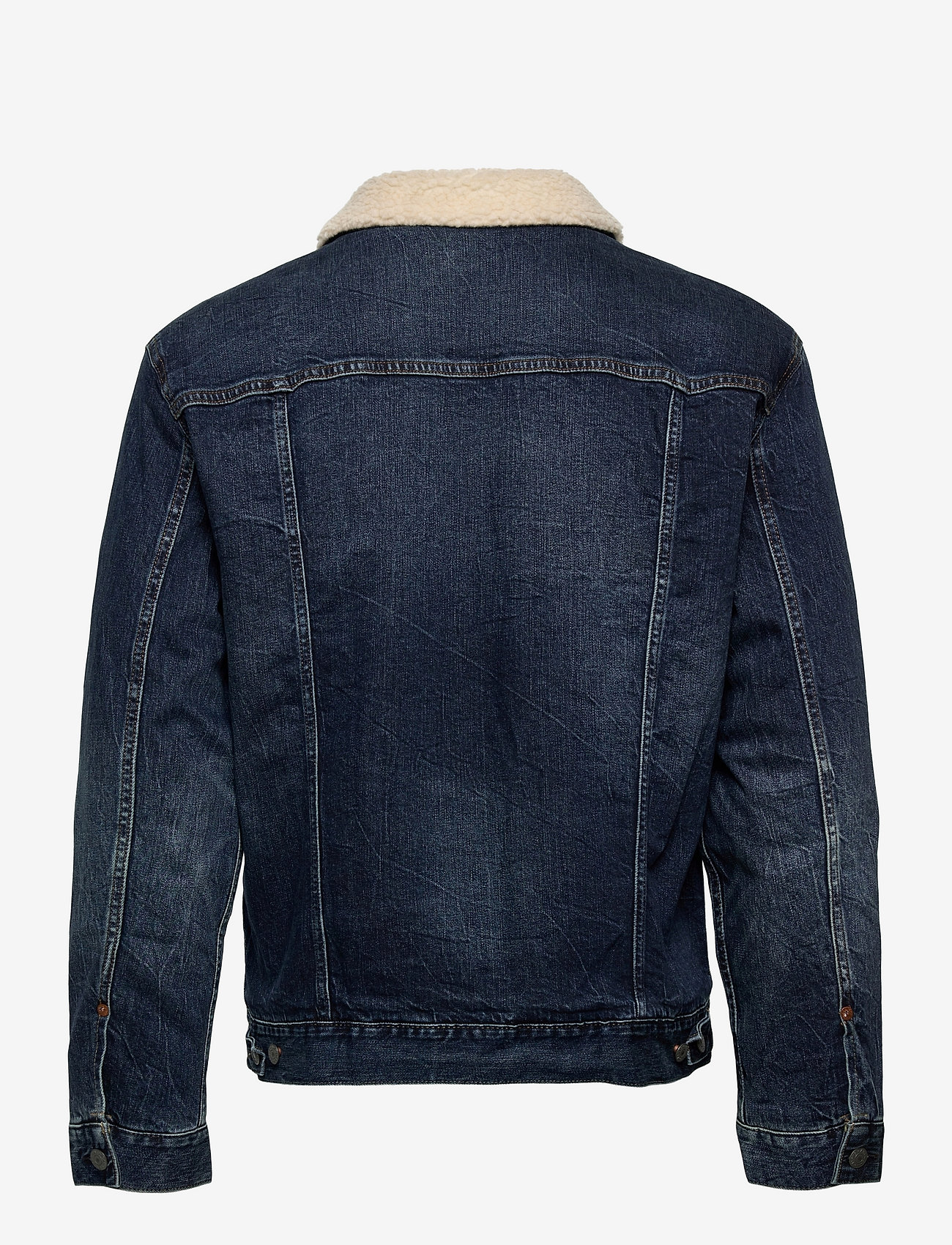 American Eagle - AE Sherpa Lined Denim Jacket - blue - 1